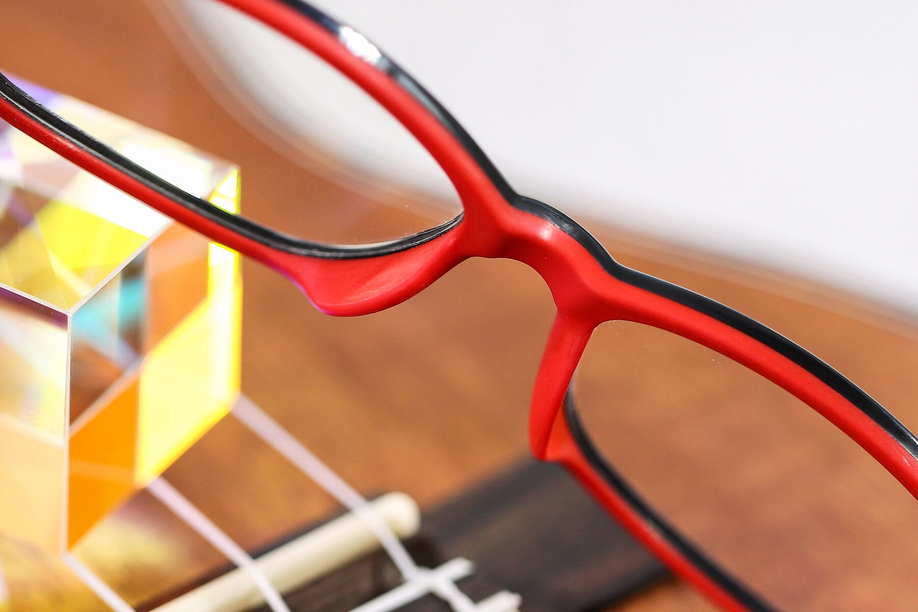 Lifestyle photography #3 of 556 in Black-Red with Clear Eyeglass Lenses
