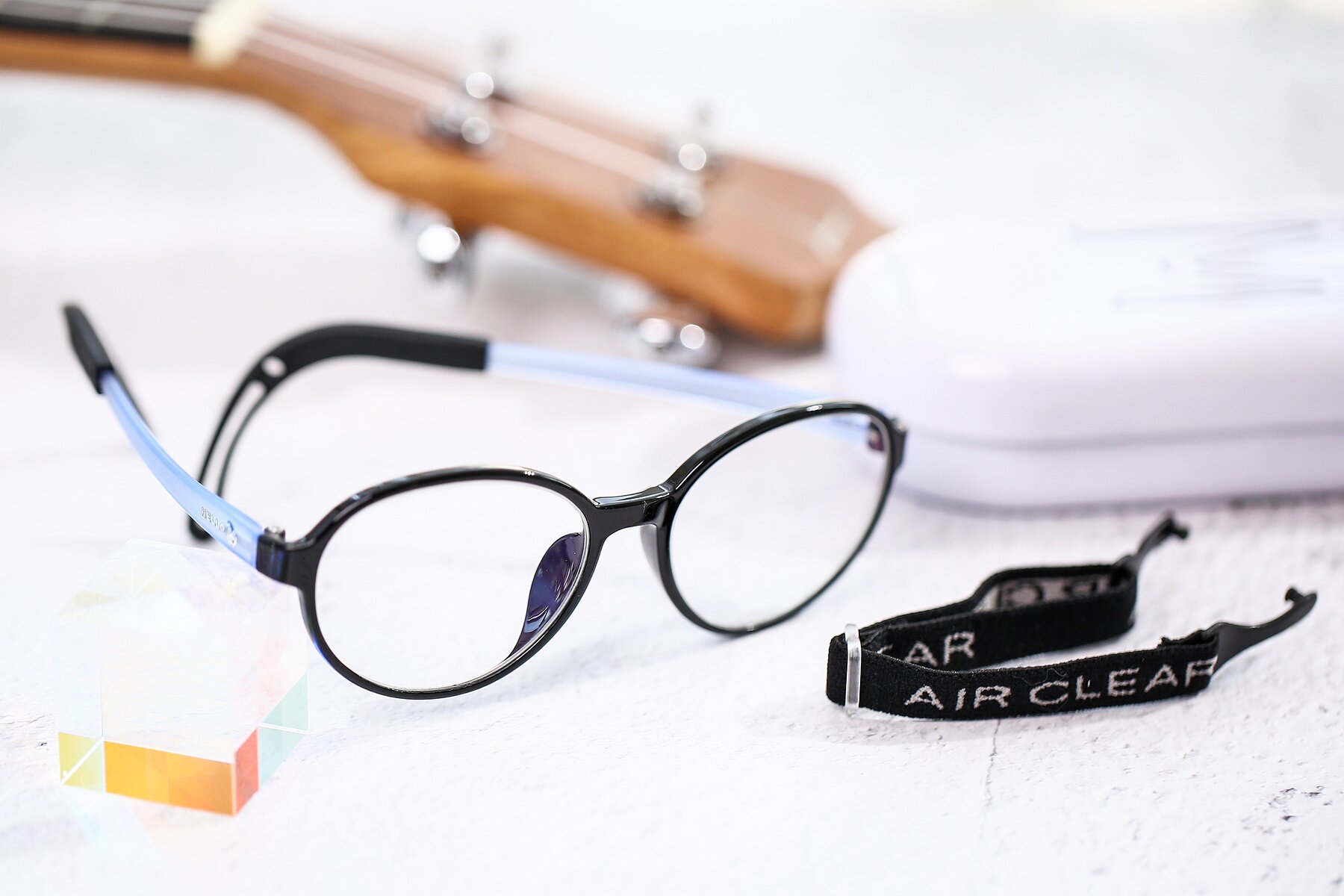 Lifestyle photography #2 of 1020 in Black-Blue with Clear Eyeglass Lenses