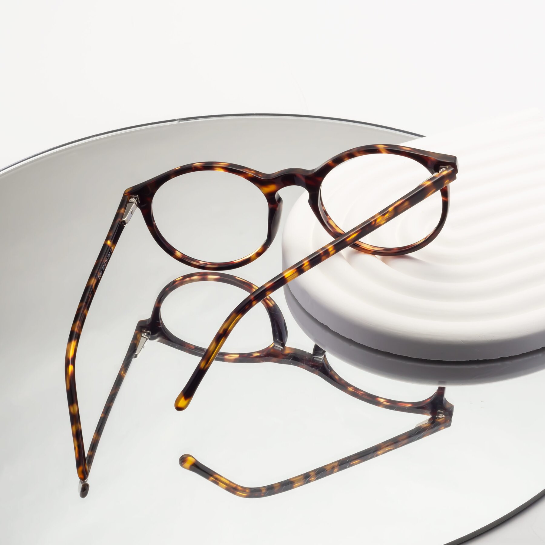 Lifestyle photography #2 of Echo in Tortoise with Clear Eyeglass Lenses