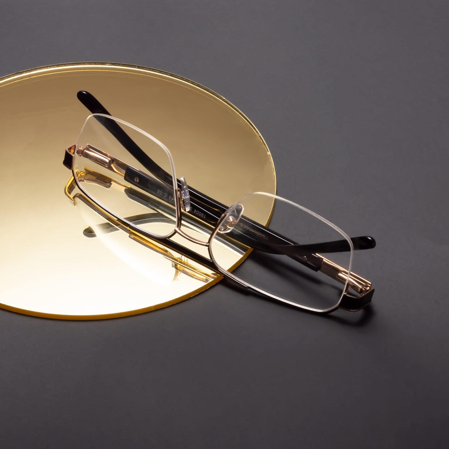 Men's lifestyle photography #2 of 19004 in Bronze-Gold with Clear Eyeglass Lenses