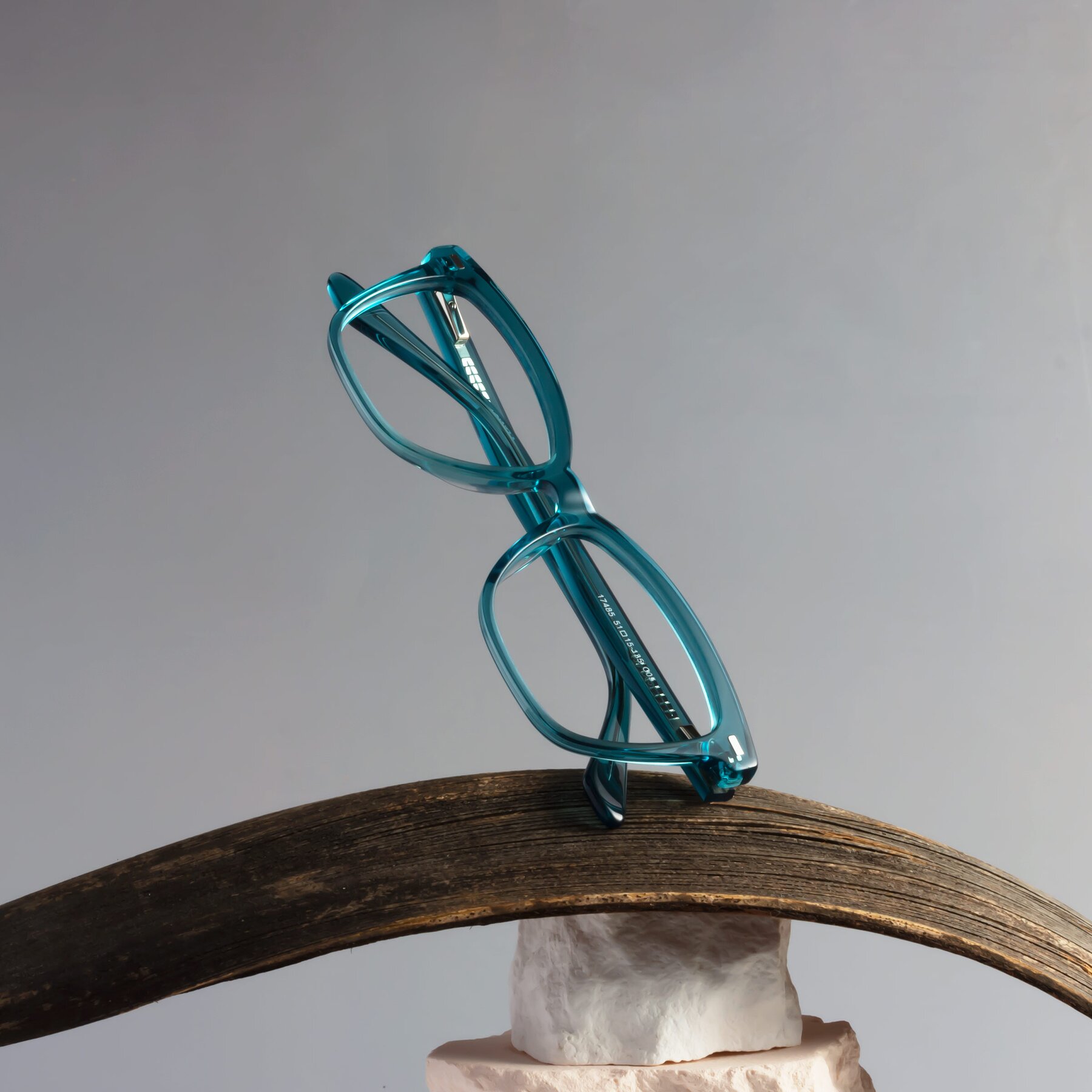 Lifestyle photography #1 of 17485 in Teal with Clear Eyeglass Lenses