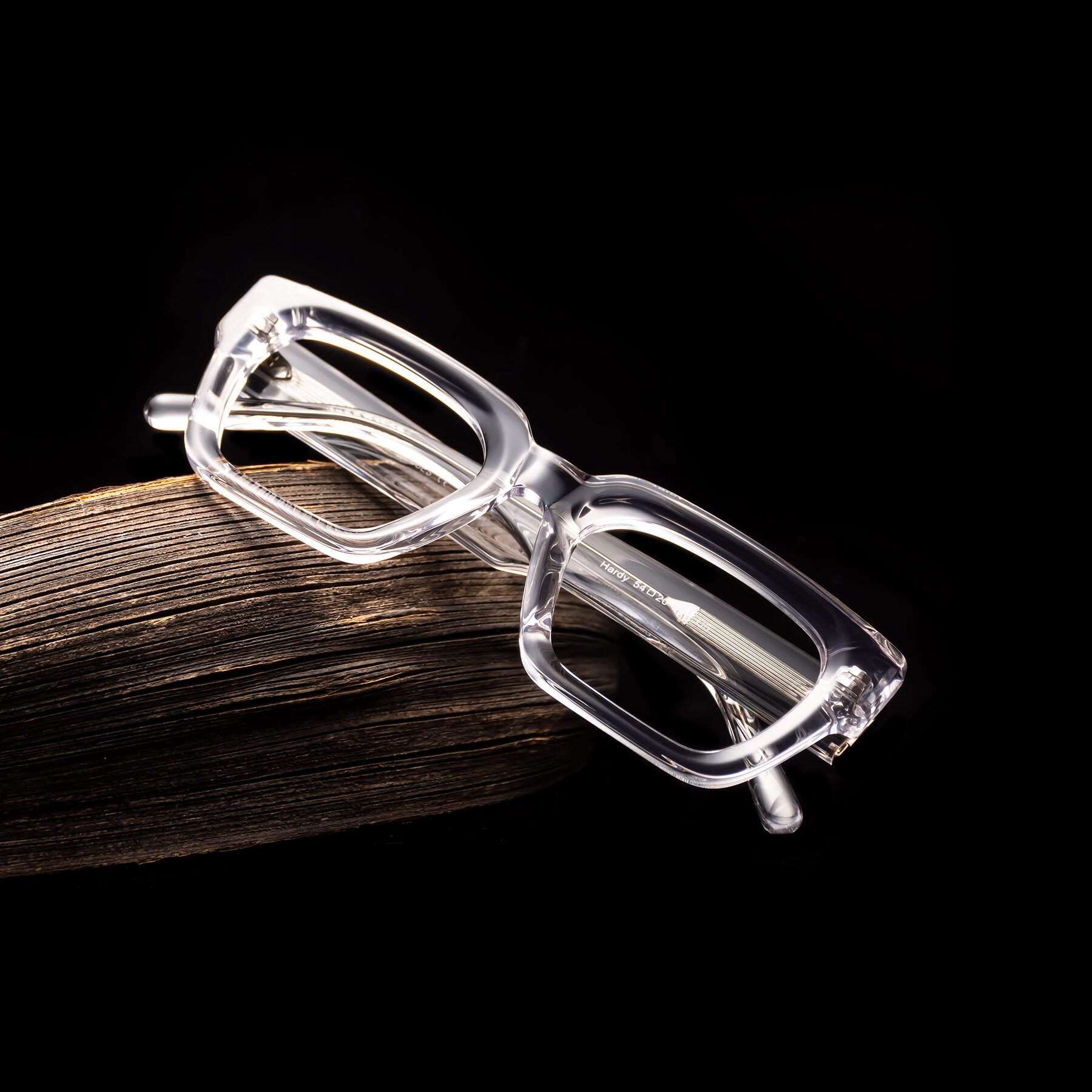 Lifestyle photography #1 of Hardy in Clear with Clear Eyeglass Lenses