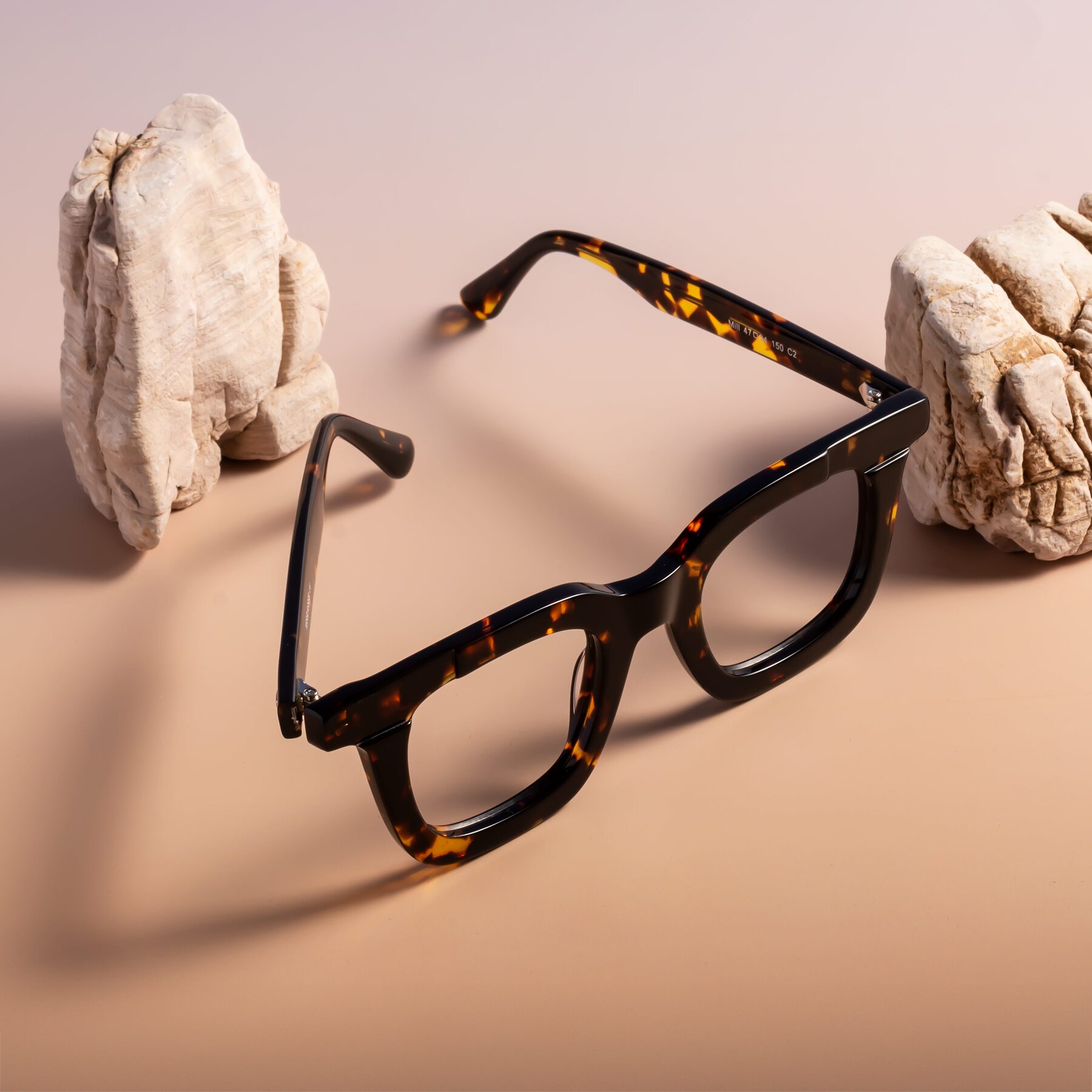 Lifestyle photography #1 of Mill in Tortoise with Clear Reading Eyeglass Lenses