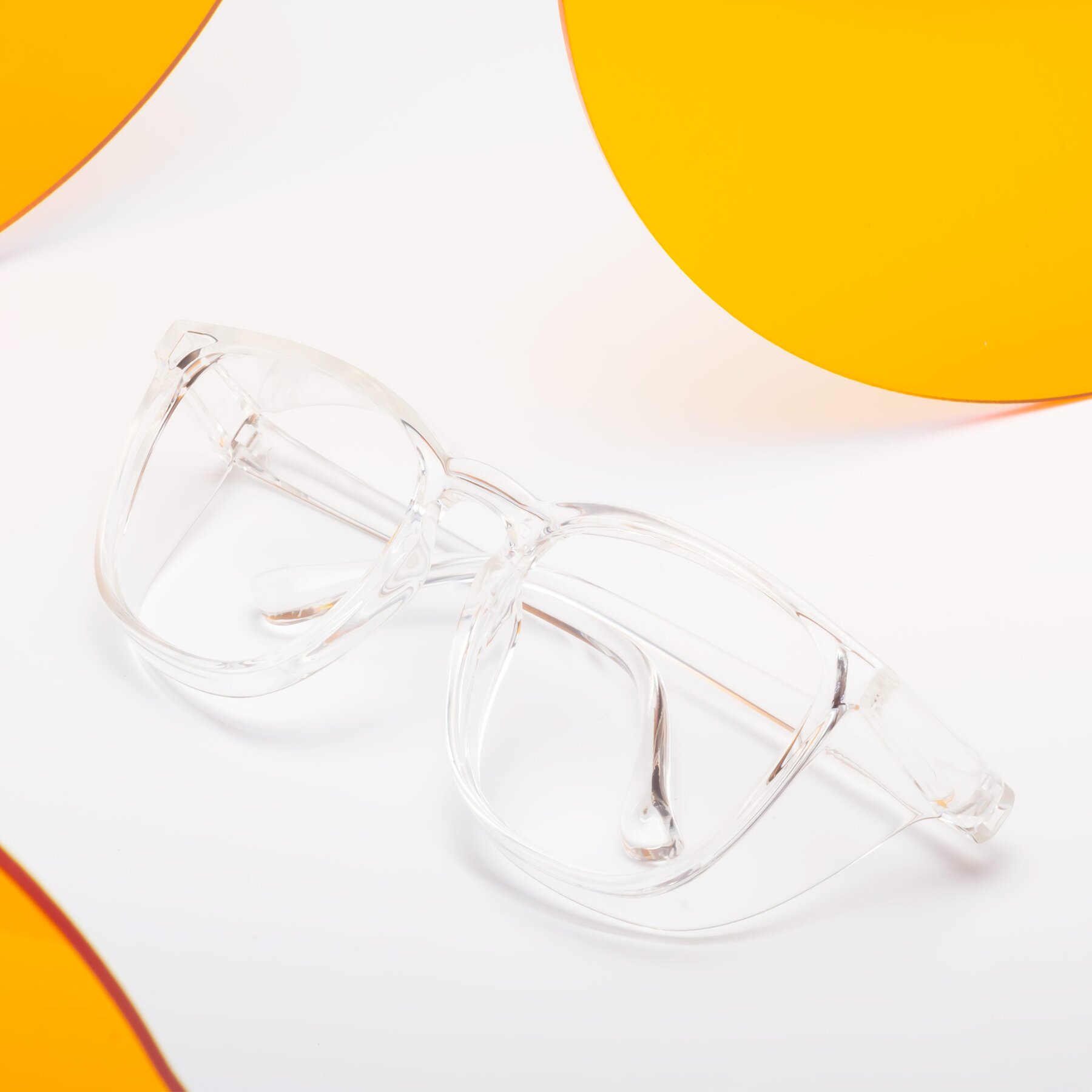 Lifestyle photography #1 of TR5062 in Clear with Clear Eyeglass Lenses