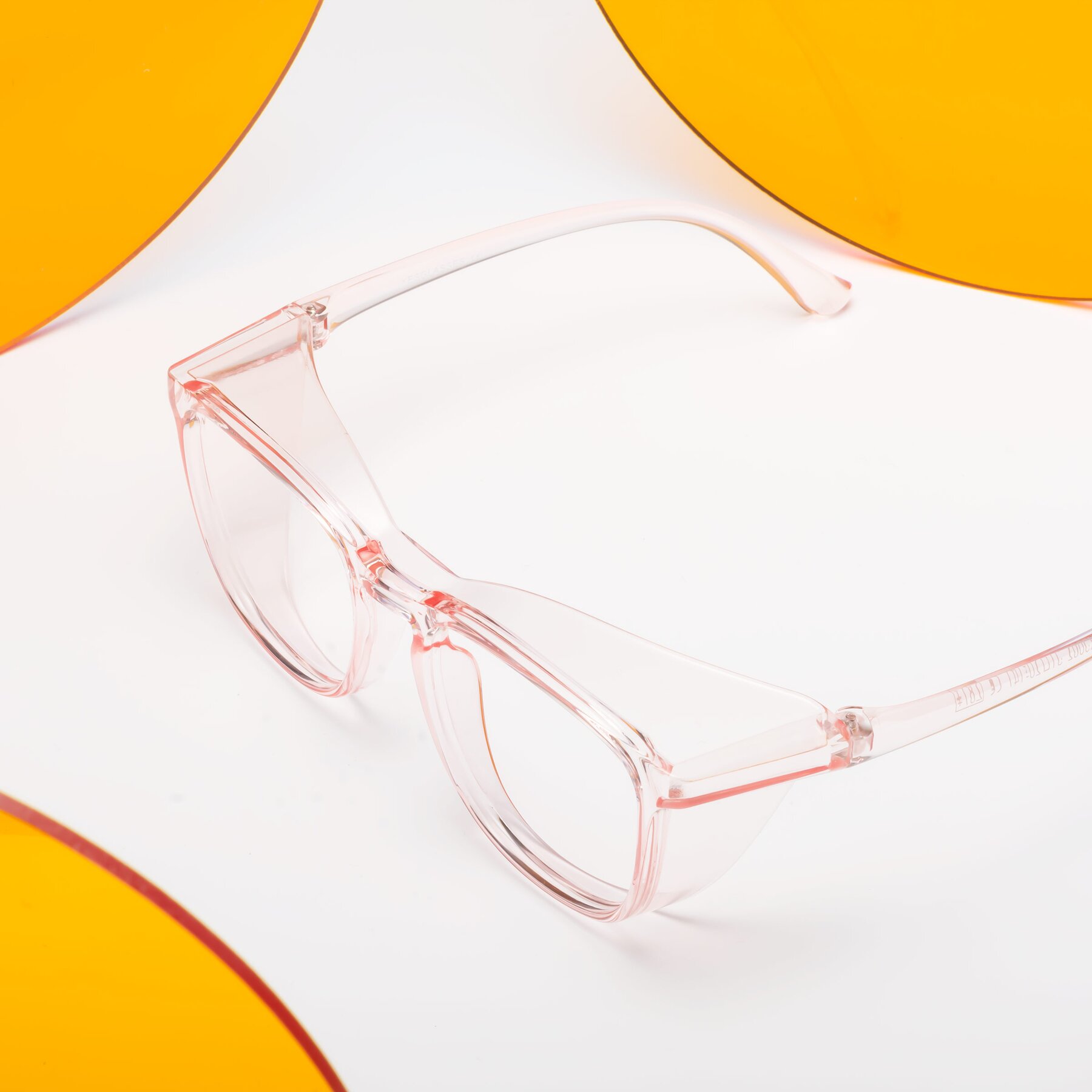 Lifestyle photography #2 of TR5062 in Pink with Clear Eyeglass Lenses