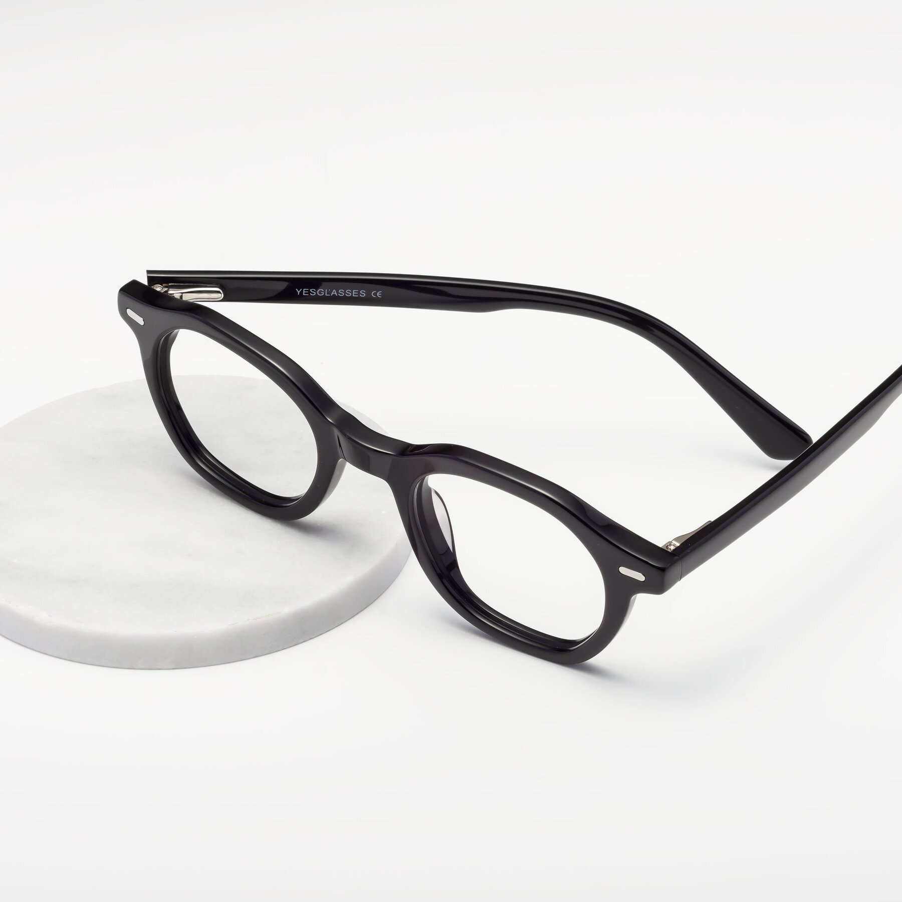 Lifestyle photography #2 of Potter in Black with Clear Eyeglass Lenses