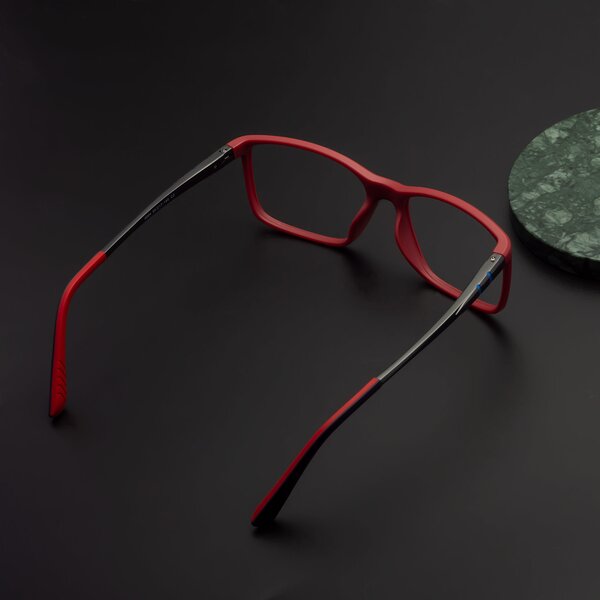 Square Thick Frame Blue Light Glasses - Retro Rectangle Chunky Eyeglasses For Women & Men, Non-Prescription