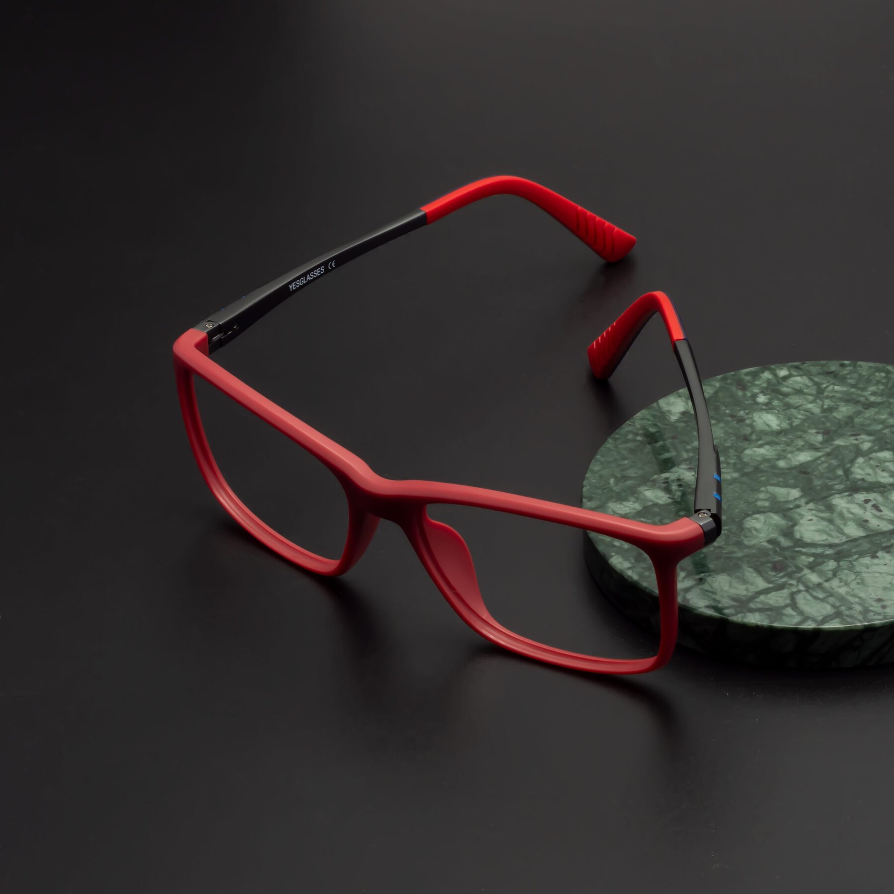 Men's lifestyle photography #2 of 9004 in Red with Clear Eyeglass Lenses