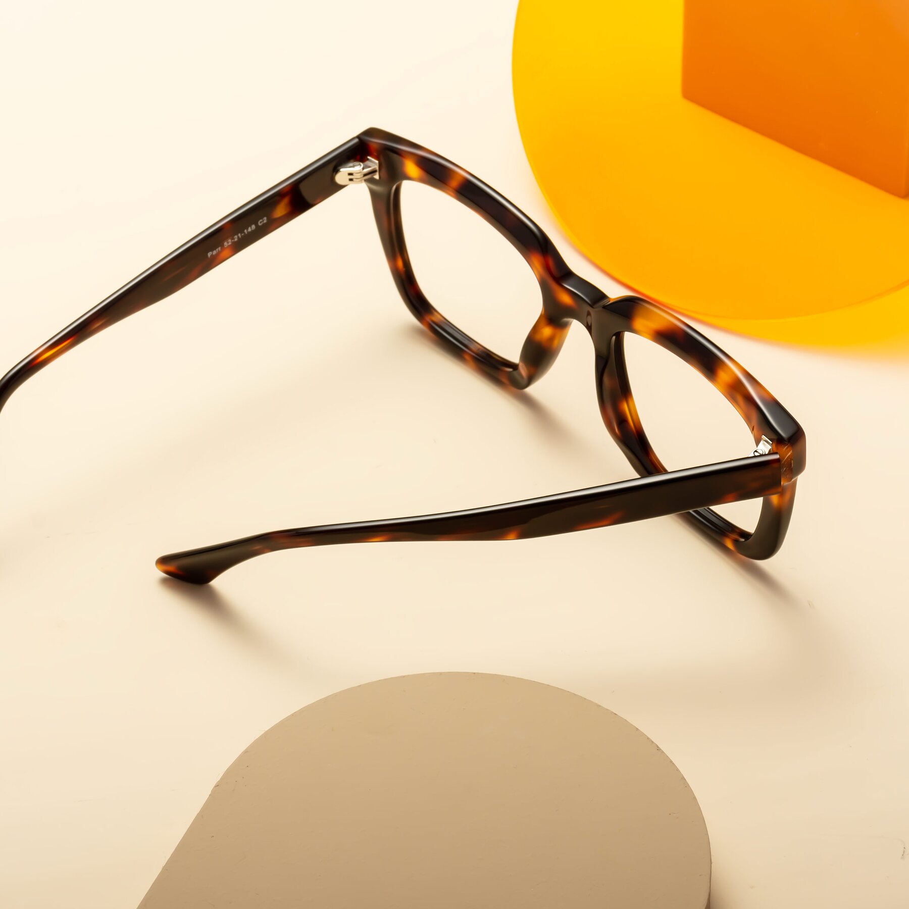 Lifestyle photography #2 of Parr in Tortoise with Clear Reading Eyeglass Lenses
