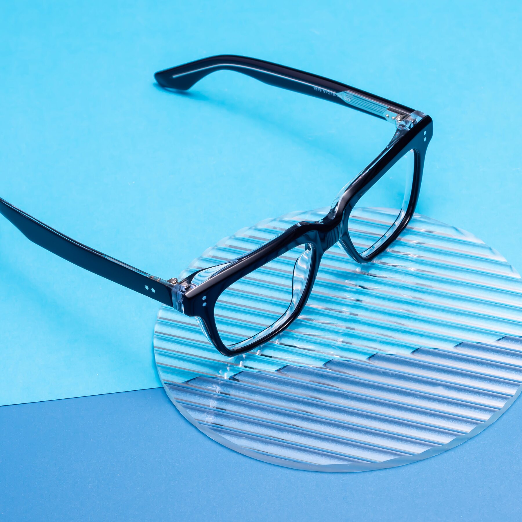 Lifestyle photography #2 of Gates in Black-Clear with Clear Blue Light Blocking Lenses
