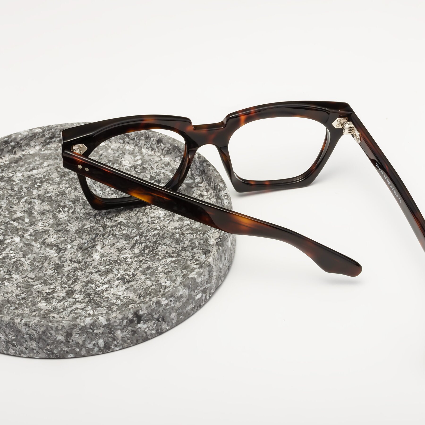 Lifestyle photography #2 of Donnie in Tortoise with Clear Eyeglass Lenses