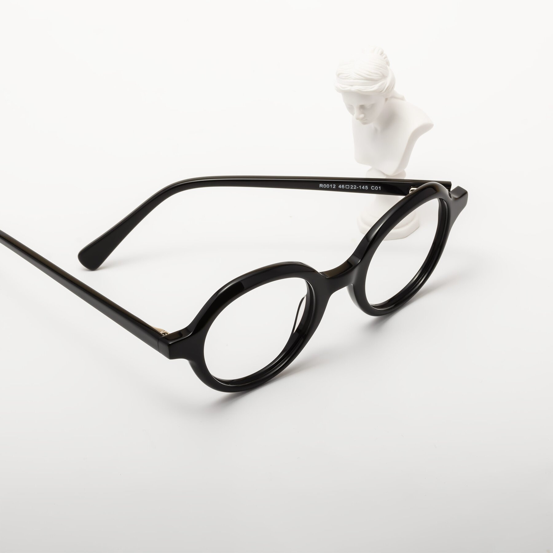 Lifestyle photography #2 of Nemo in Black with Clear Reading Eyeglass Lenses