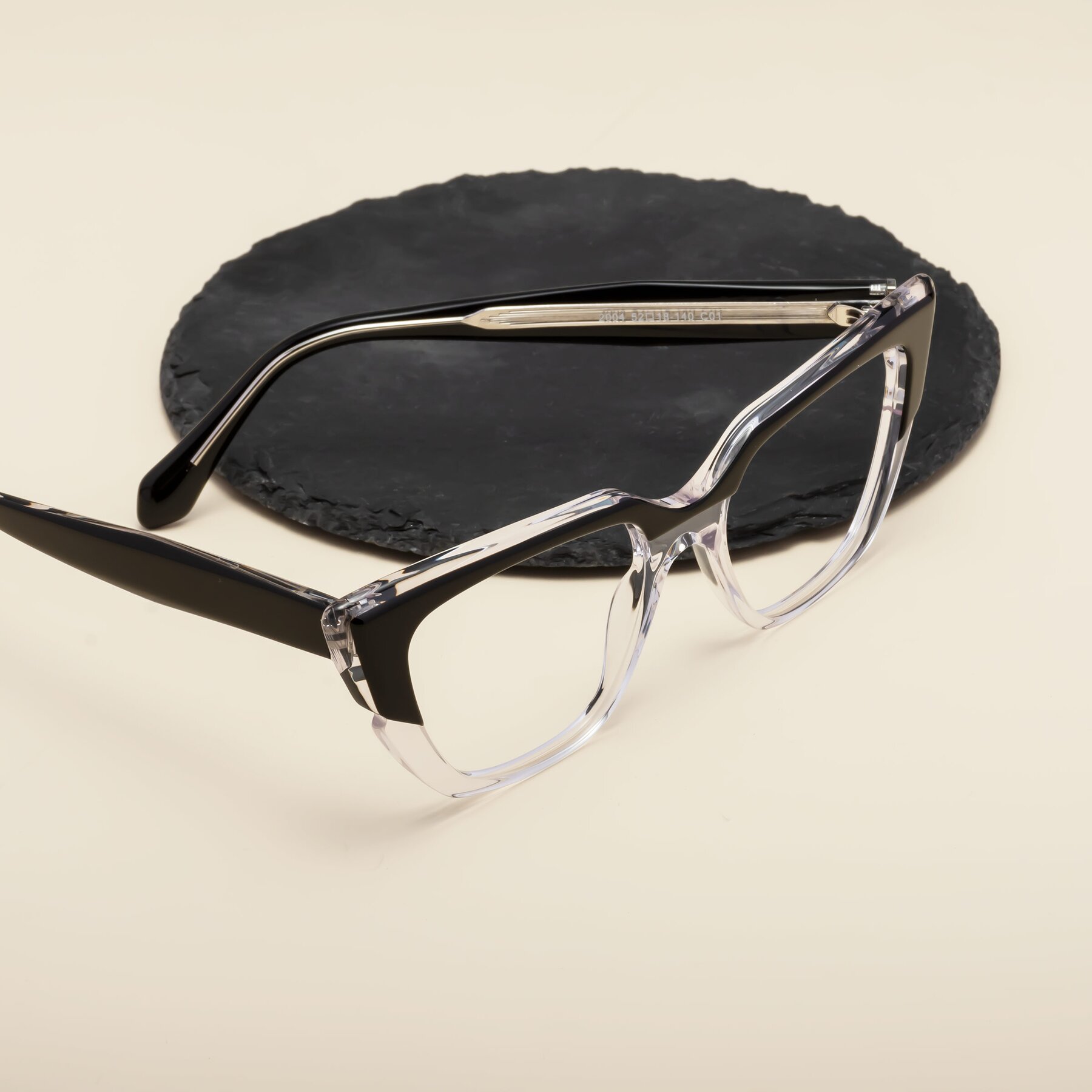 Lifestyle photography #1 of Eagle in Black-Clear with Clear Reading Eyeglass Lenses