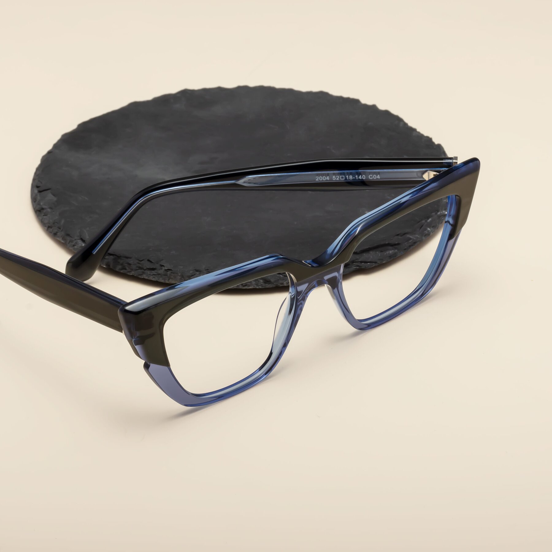 Lifestyle photography #1 of Eagle in Dark Green-Blue with Clear Reading Eyeglass Lenses