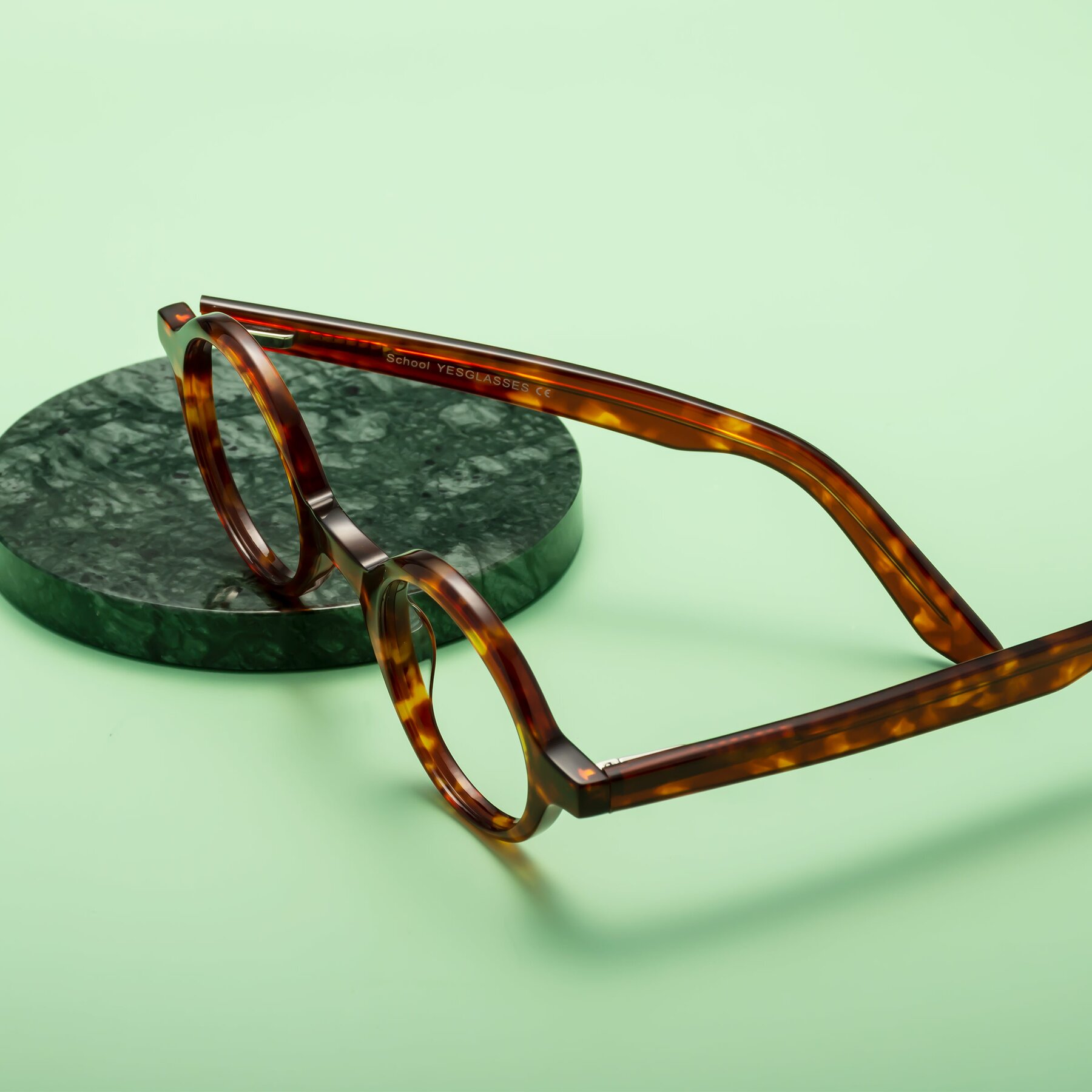 Lifestyle photography #2 of School in Tortoise with Clear Blue Light Blocking Lenses