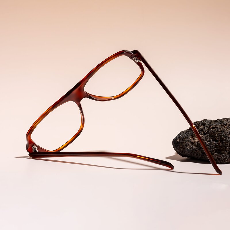 Maple Syrup Oversized Grandpa Acetate Eyeglasses O'Leary