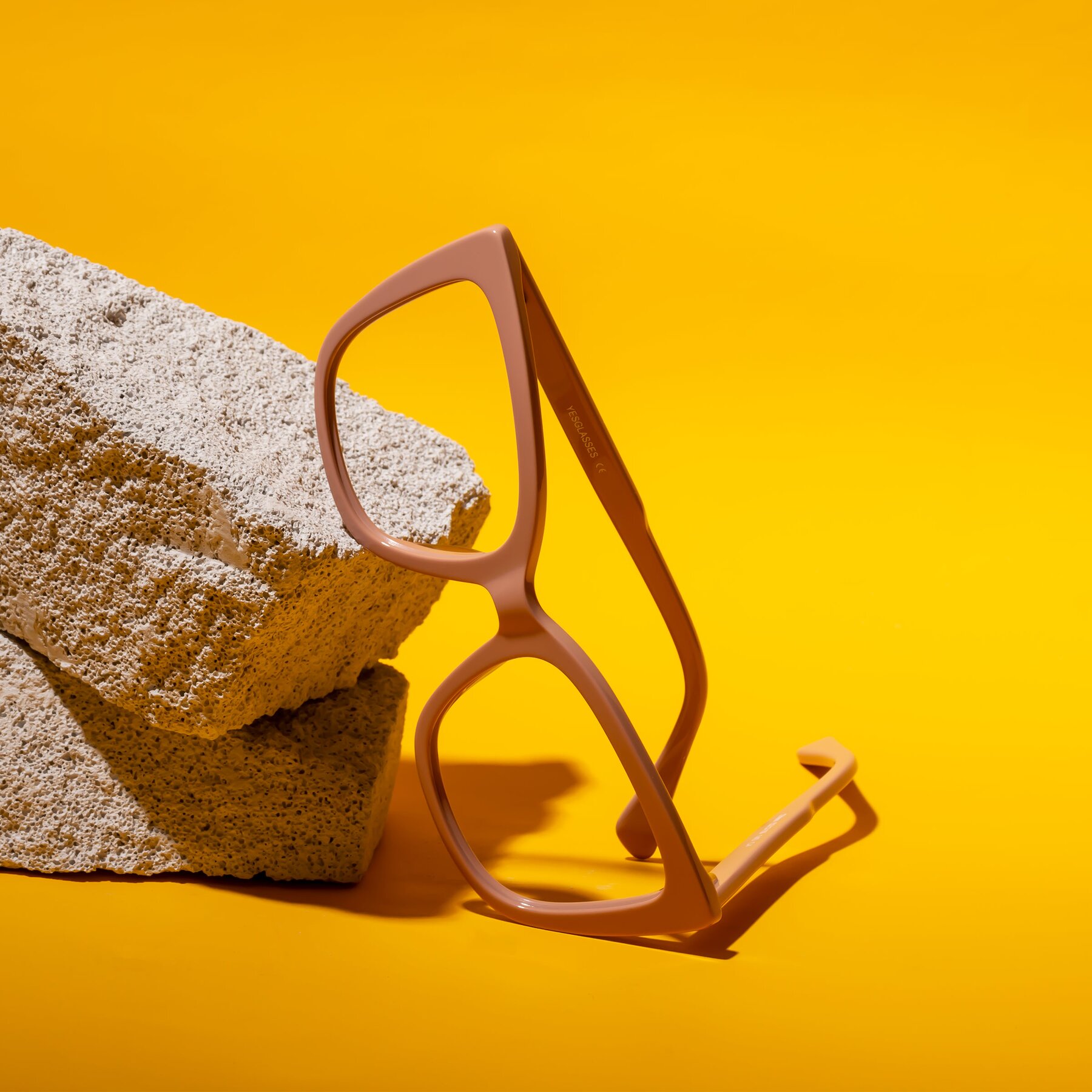 Women's lifestyle photography #1 of Sites in Dusty Mauve with Clear Eyeglass Lenses