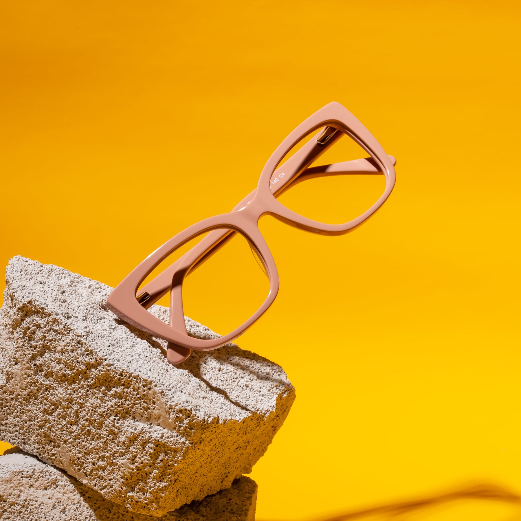 Women's lifestyle photography #2 of Sites in Dusty Mauve with Clear Eyeglass Lenses