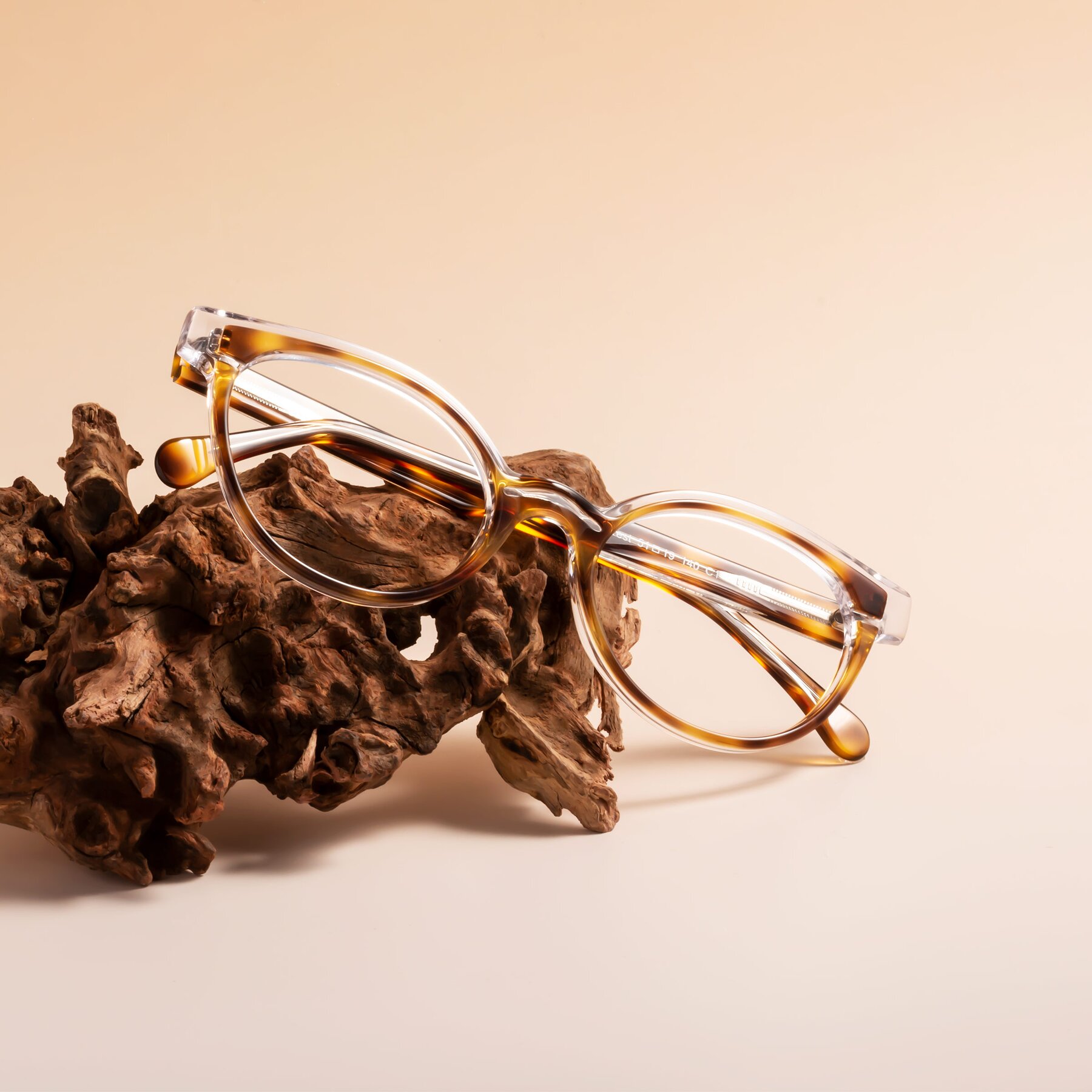 Lifestyle photography #1 of Forest in Brown Tortoise with Clear Eyeglass Lenses
