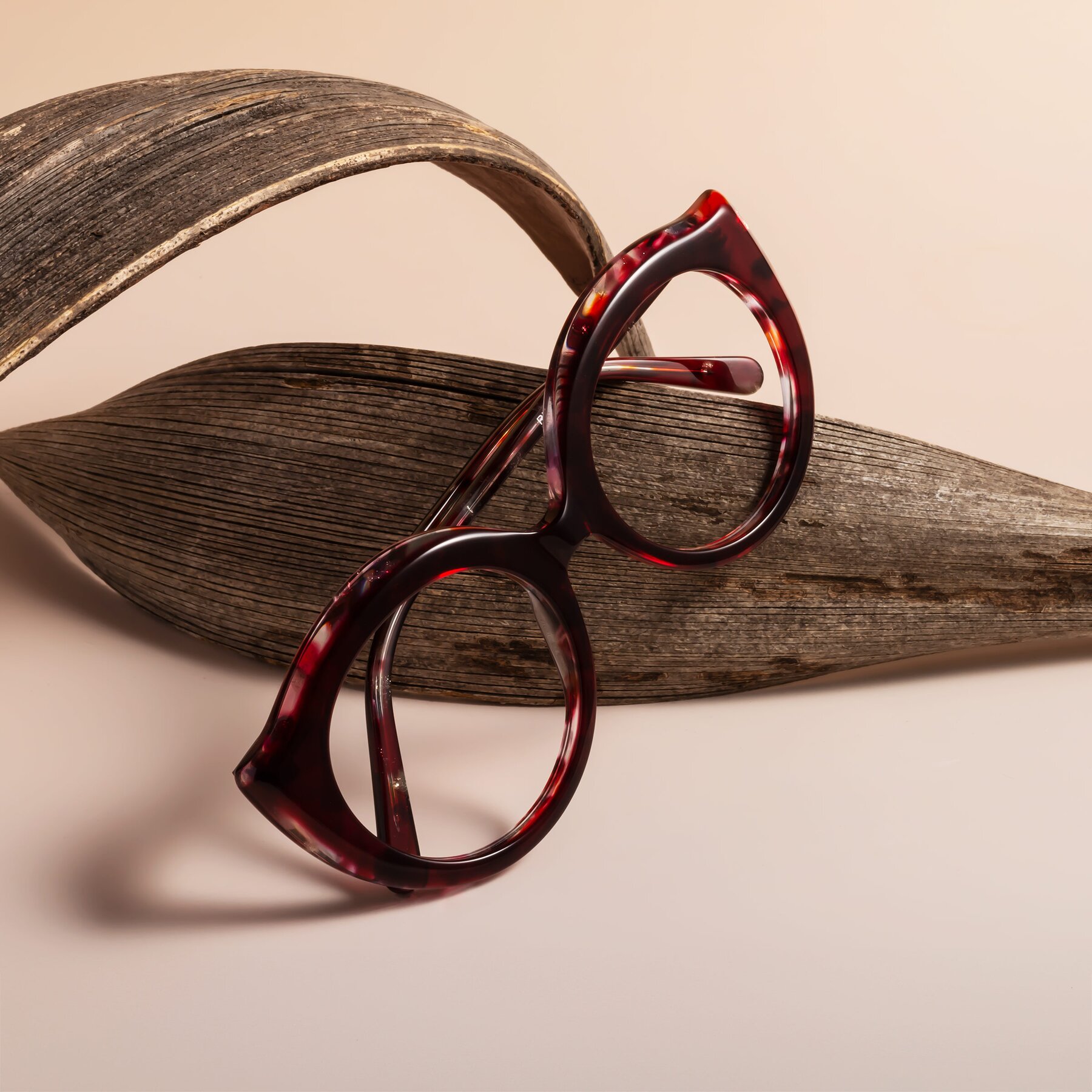 Lifestyle photography #2 of Ring in Wine with Clear Reading Eyeglass Lenses