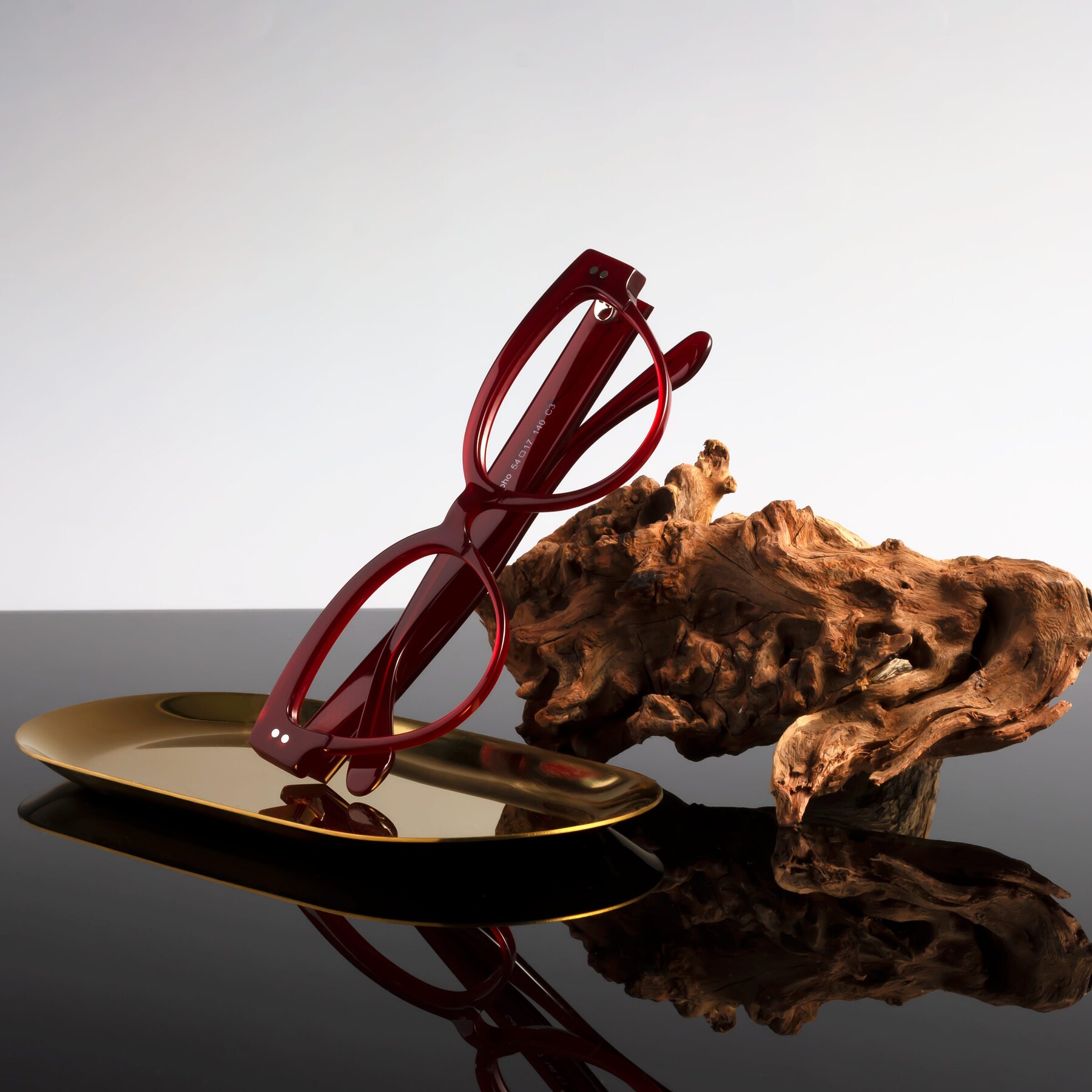 Lifestyle photography #1 of Coho in Wine with Clear Eyeglass Lenses