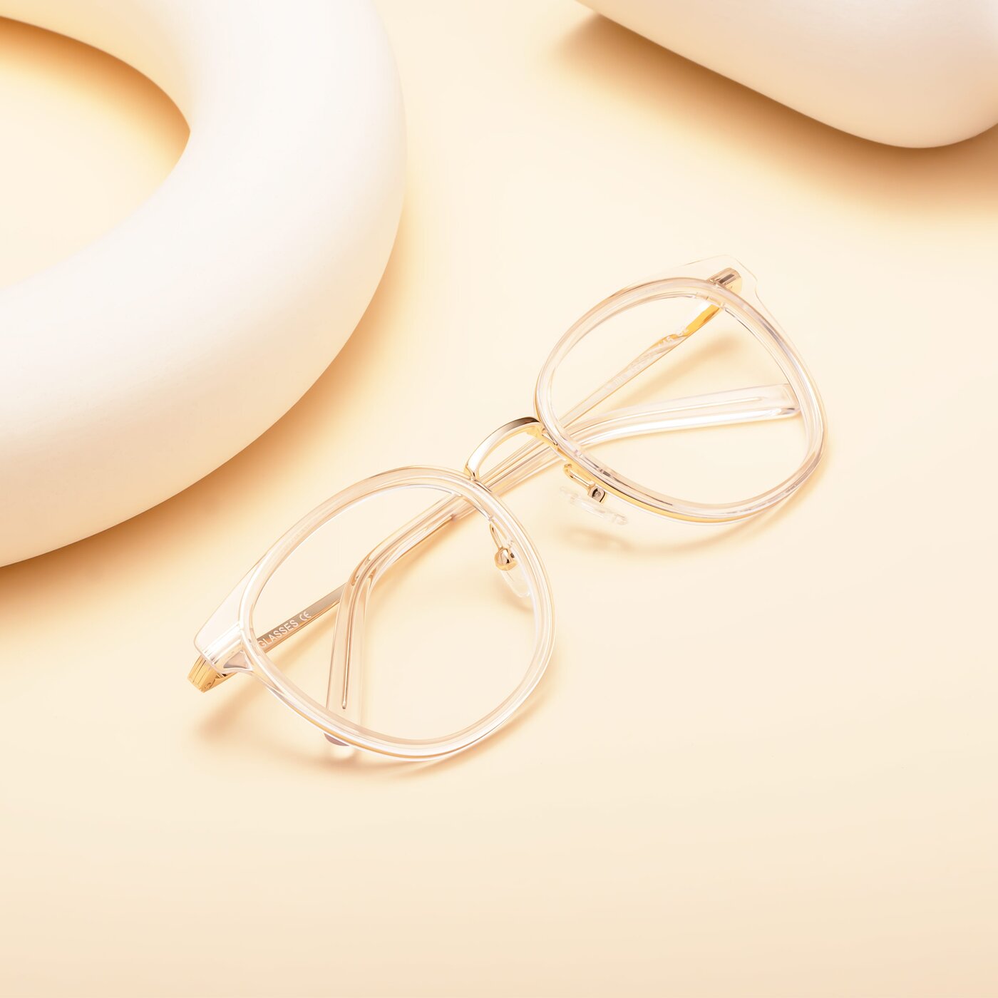 Charlie Blue Light Glasses - Gold