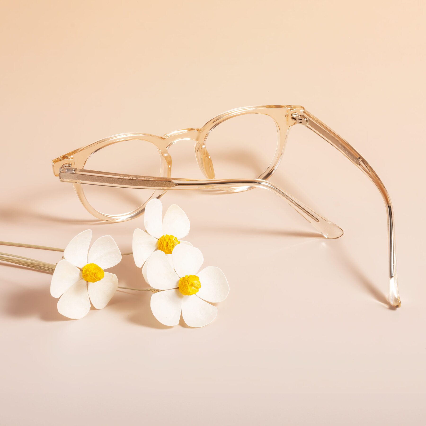 Lifestyle photography #2 of Sweet in Champagne with Clear Reading Eyeglass Lenses