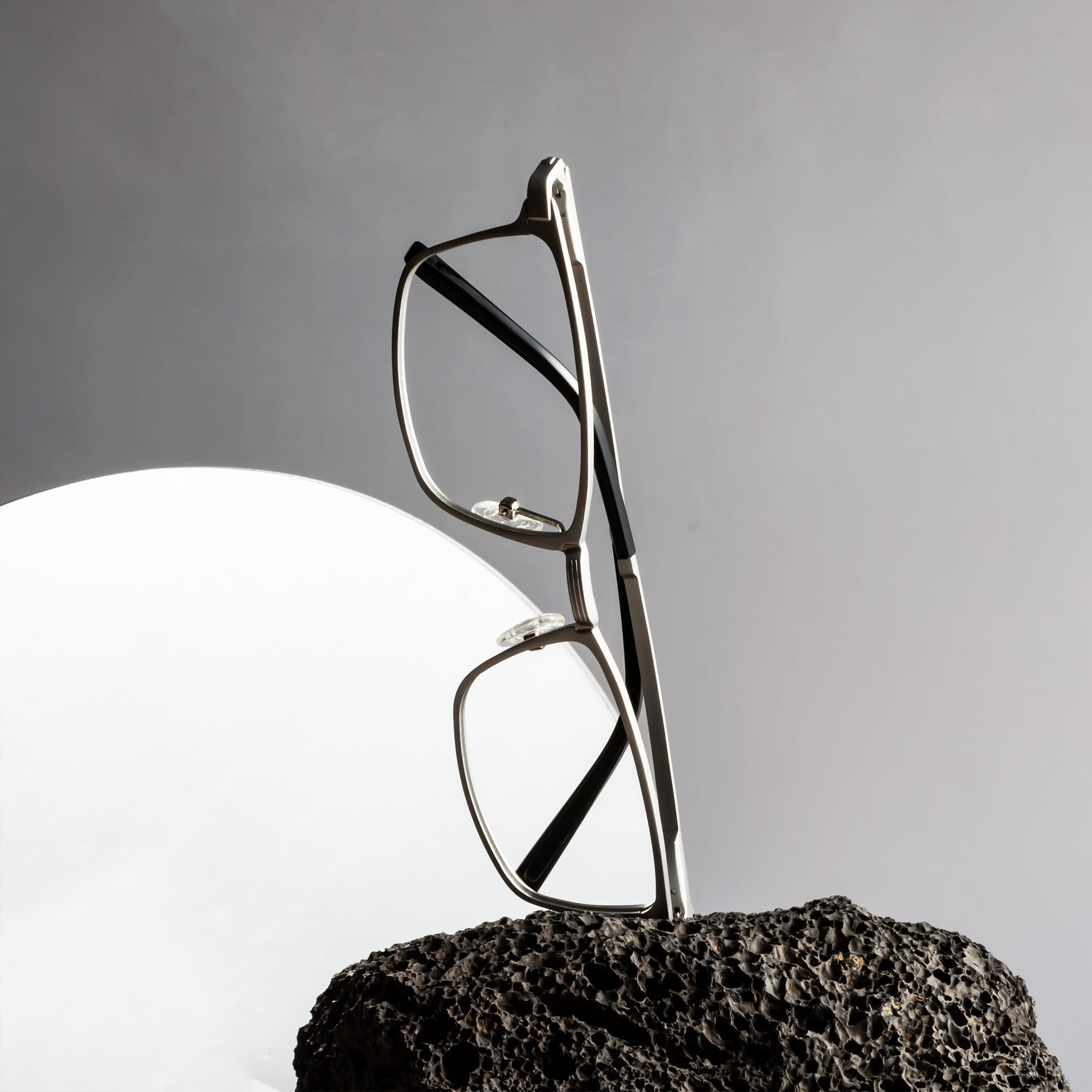 Lifestyle photography #1 of CX6298 in Silver with Clear Eyeglass Lenses