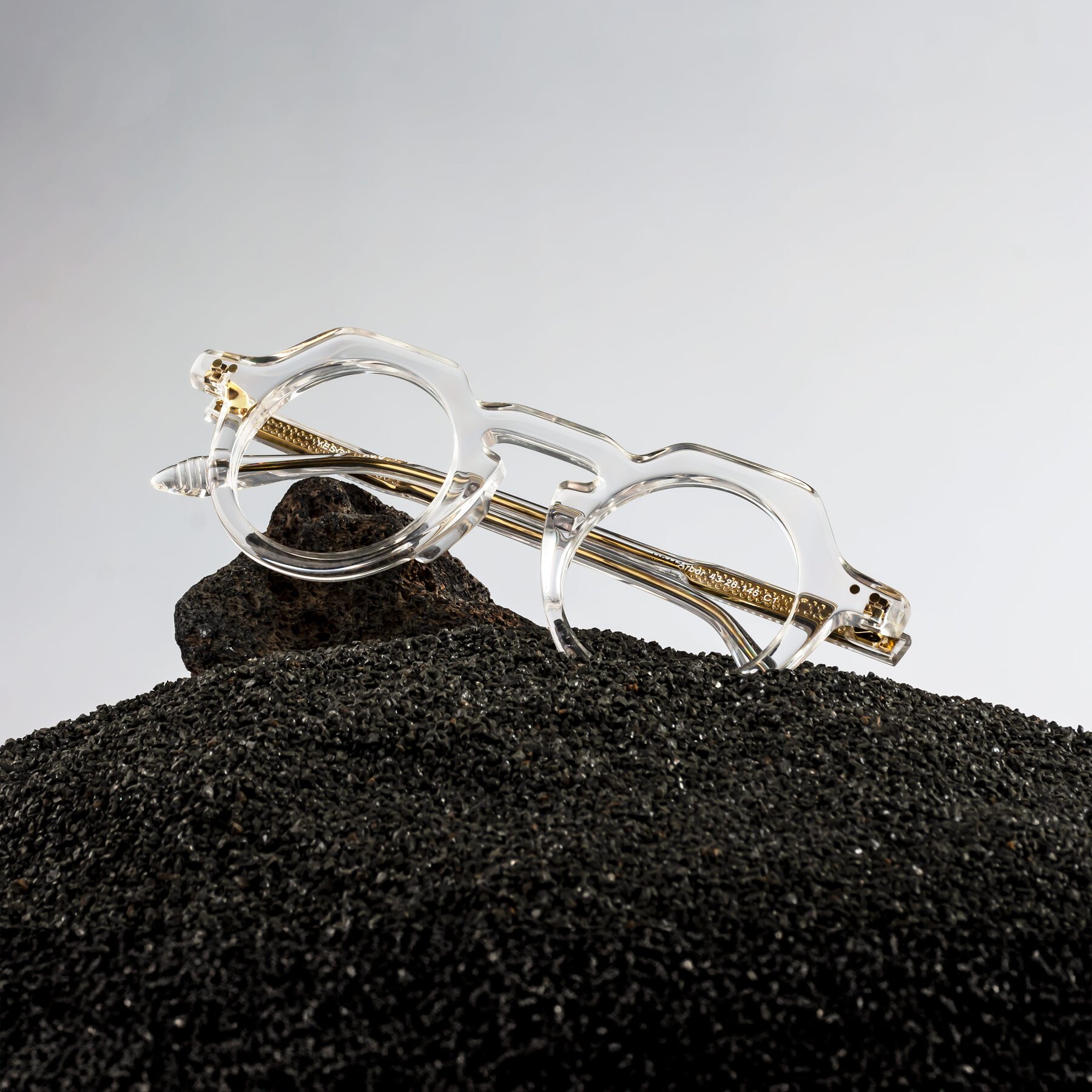 Lifestyle photography #1 of Arbor in Clear with Clear Reading Eyeglass Lenses