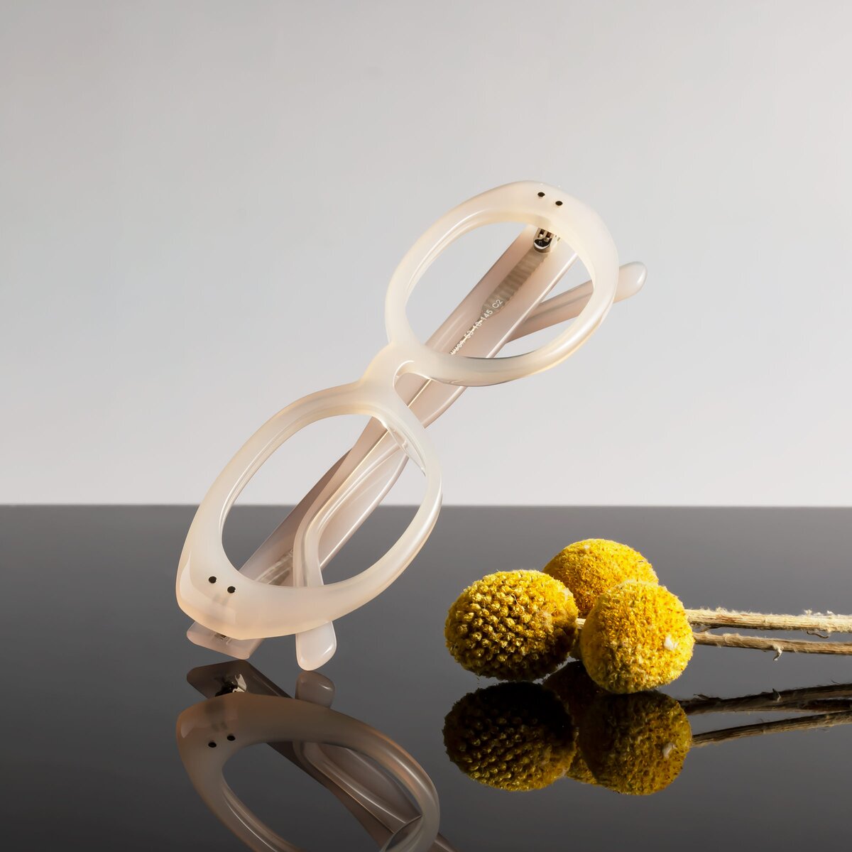QUANT 64 BLUE LIGHT GLASSES - GLOSS WHITE