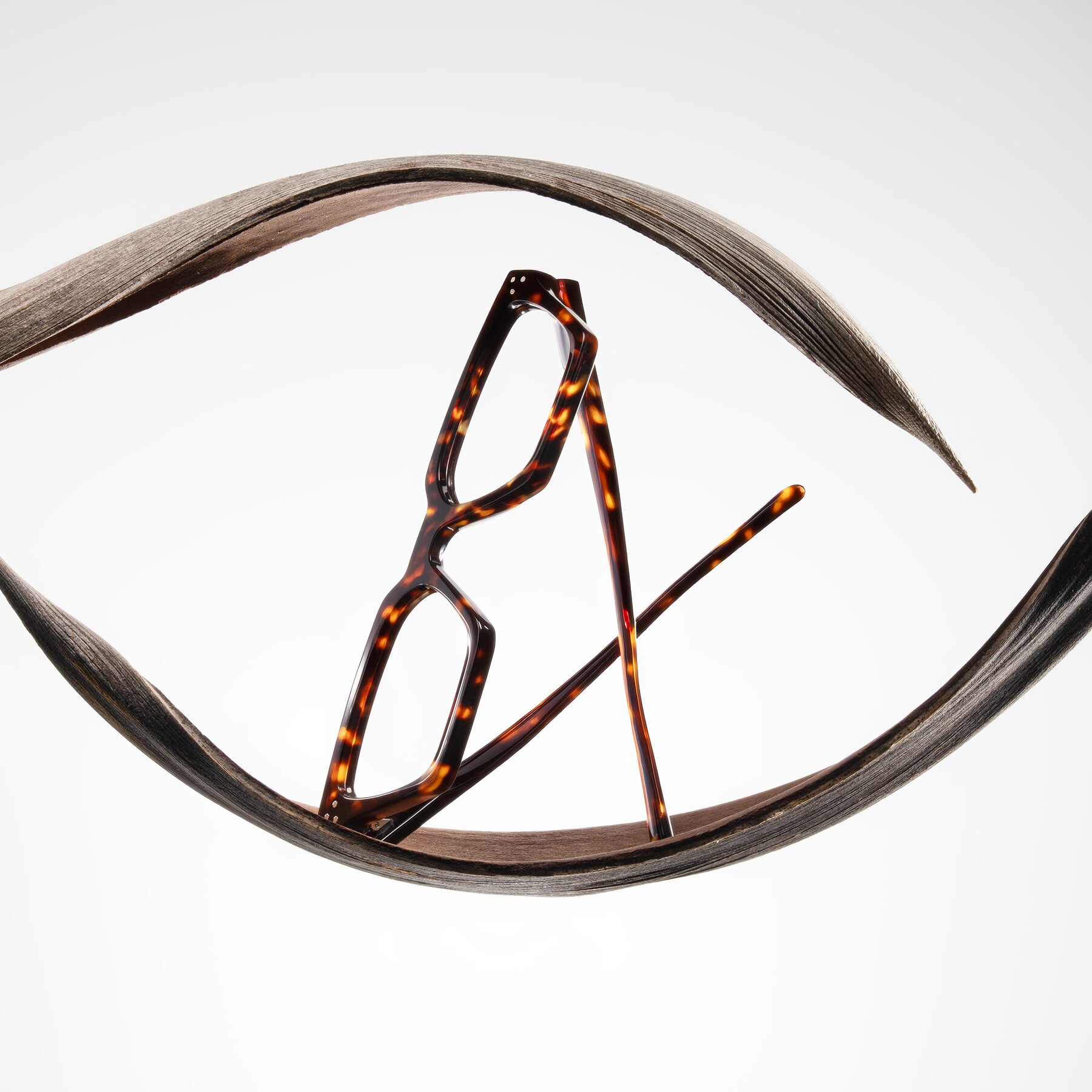 Lifestyle photography #1 of Callan in Tortoise with Clear Eyeglass Lenses