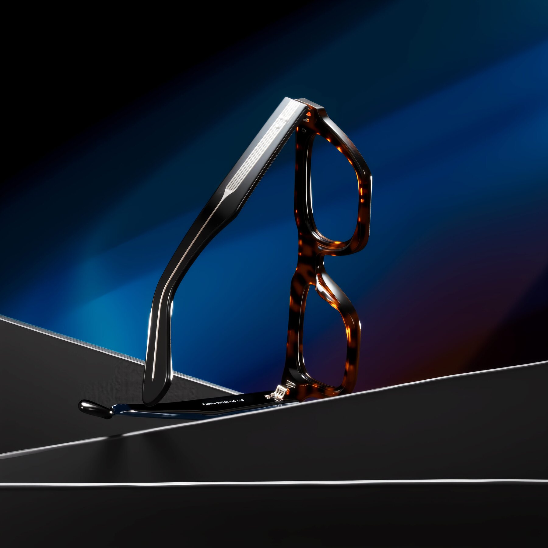 Lifestyle photography #2 of Padulla in Tortoise with Clear Reading Eyeglass Lenses