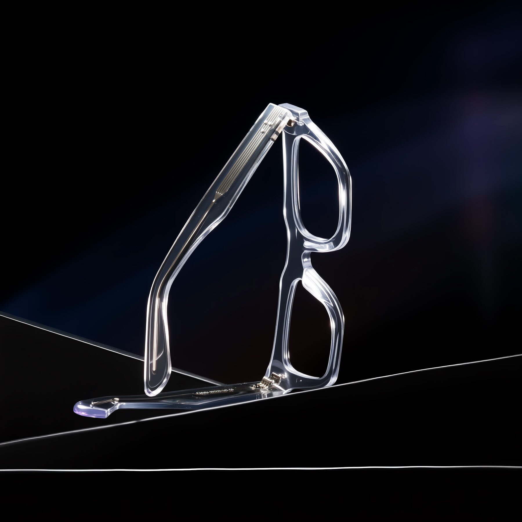 Lifestyle photography #2 of Padulla in Clear with Clear Eyeglass Lenses