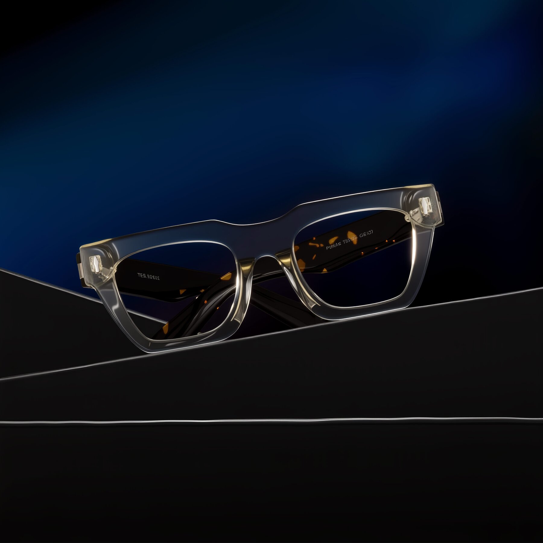 Lifestyle photography #1 of Padulla in Light Yellow/Tortoise with Clear Eyeglass Lenses