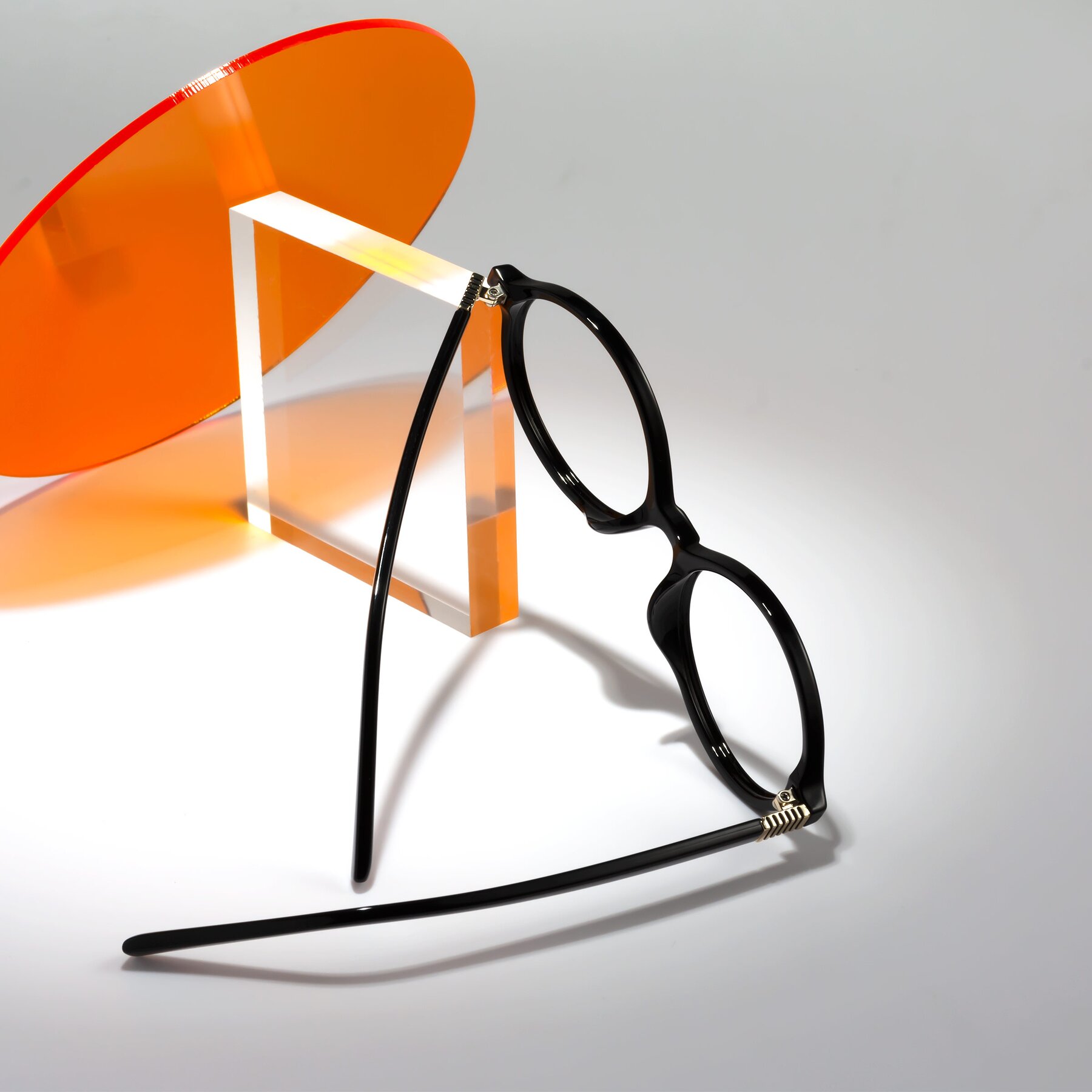 Lifestyle photography #2 of Ubell in Black with Clear Eyeglass Lenses