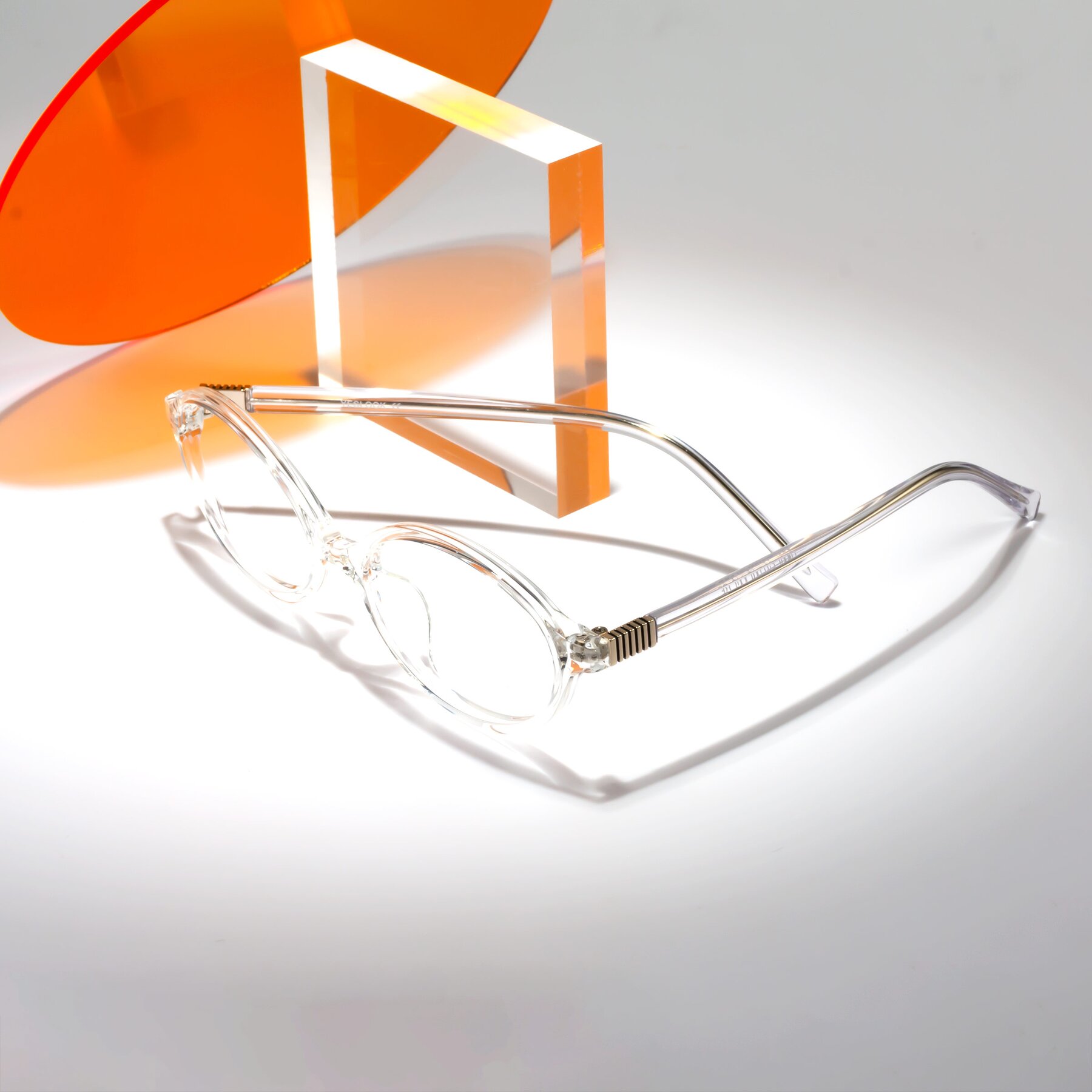 Lifestyle photography #1 of Ubell in Clear with Clear Reading Eyeglass Lenses
