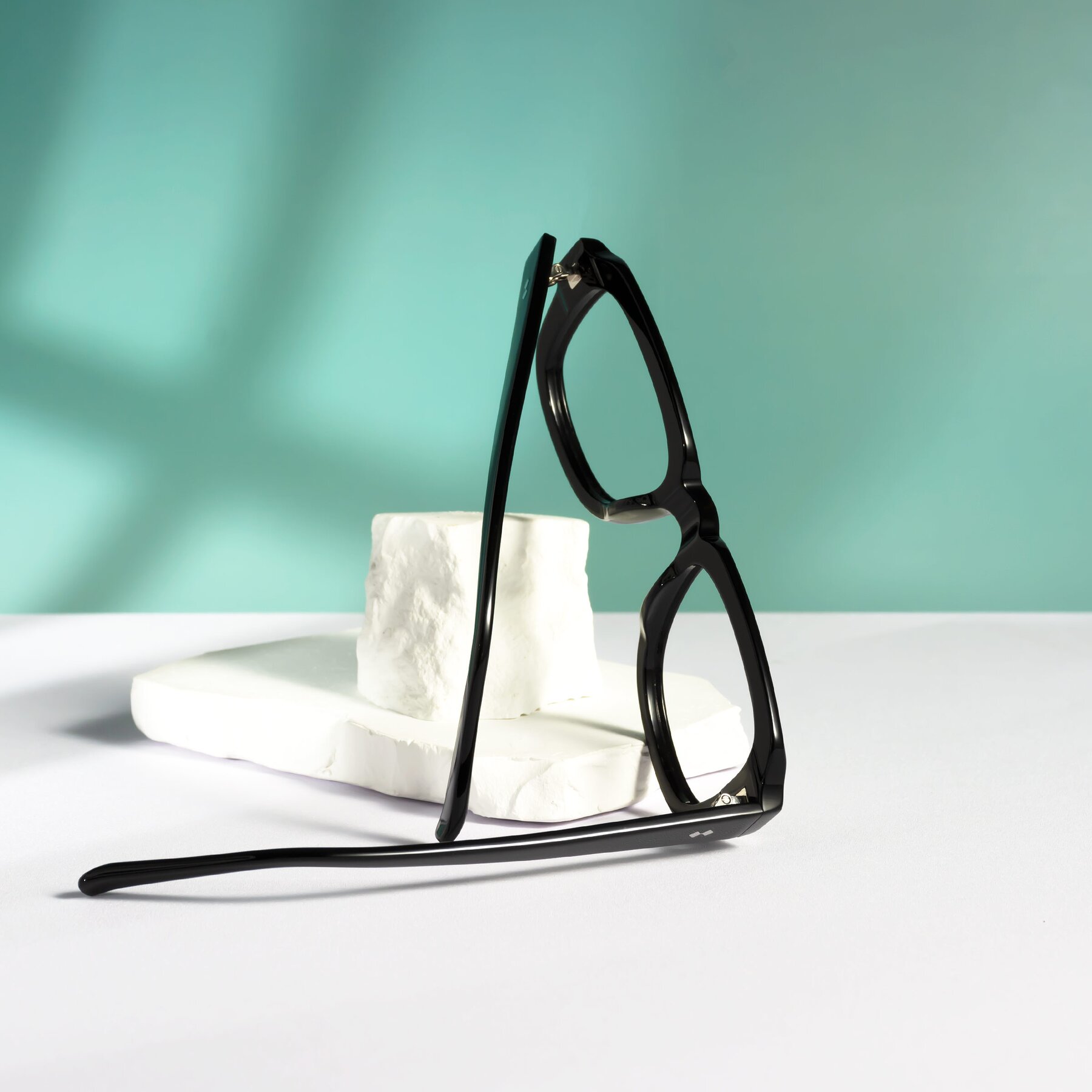 Lifestyle photography #2 of Bruges in Black with Clear Reading Eyeglass Lenses