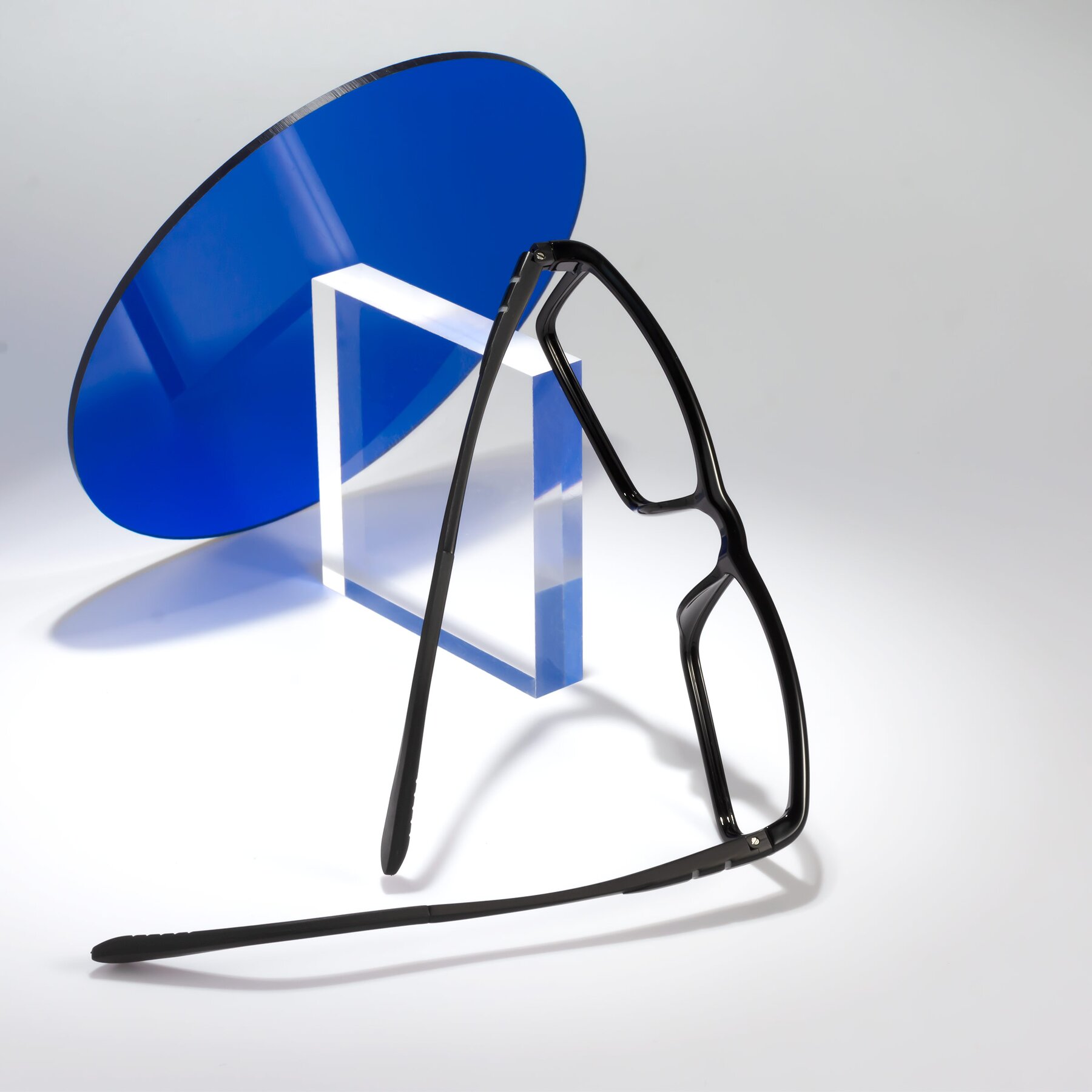 Lifestyle photography #2 of Kordii in Black with Clear Eyeglass Lenses