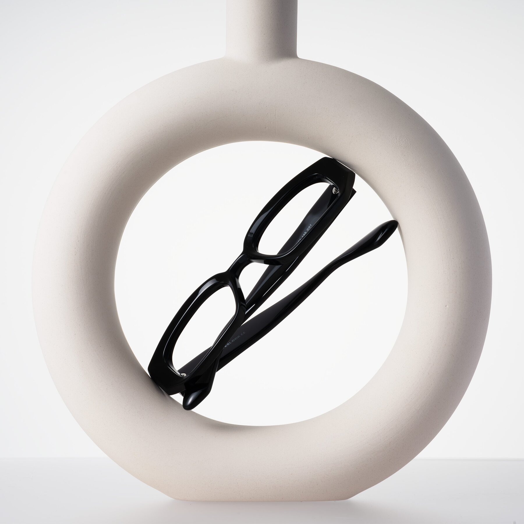 Lifestyle photography #2 of Mukulu in Black with Clear Eyeglass Lenses