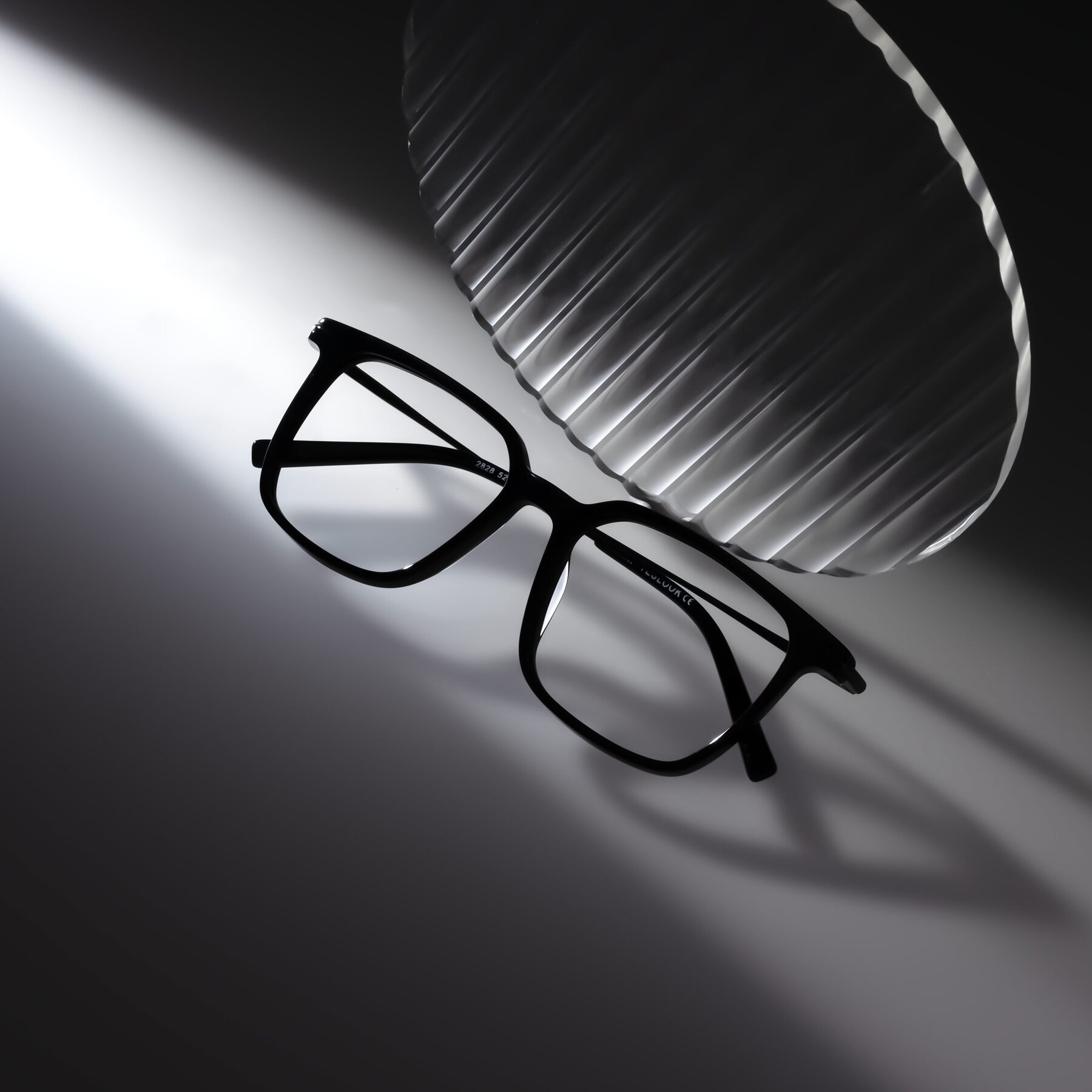 Lifestyle photography #1 of Schmitt in Black with Clear Eyeglass Lenses