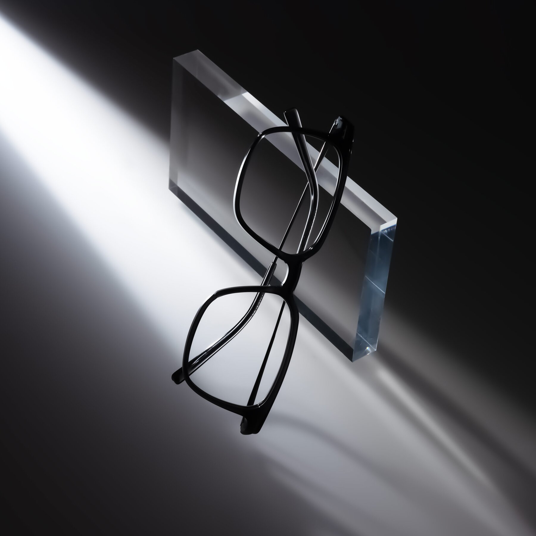 Lifestyle photography #2 of Schmitt in Gray with Clear Eyeglass Lenses