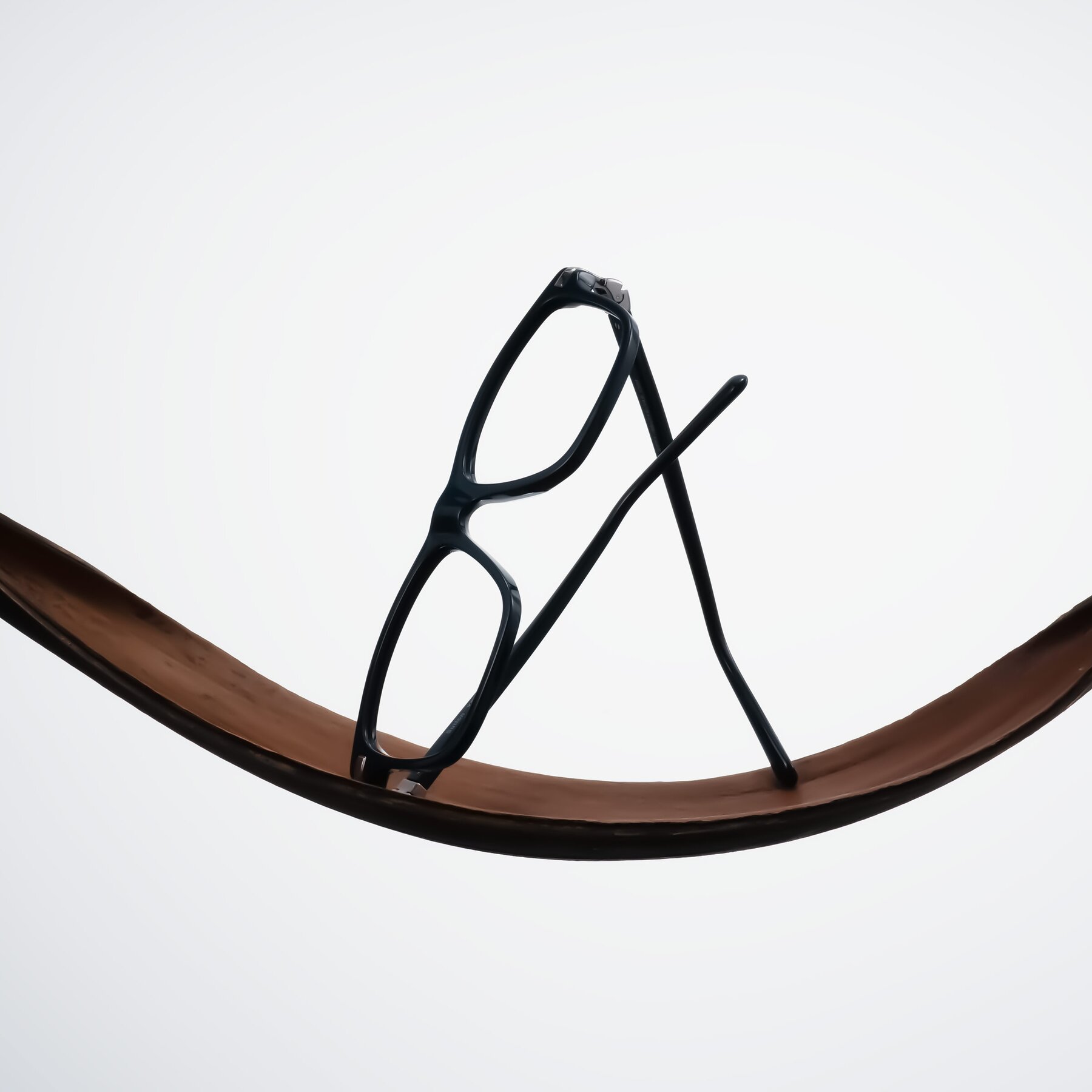 Lifestyle photography #2 of Sutton in Black with Clear Eyeglass Lenses