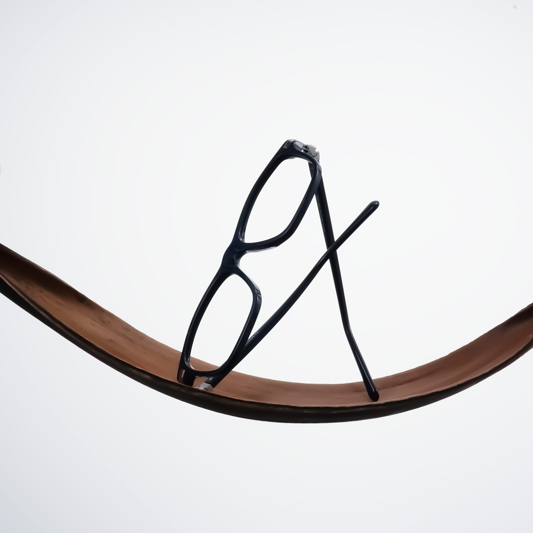 Lifestyle photography #2 of Sutton in Dark Navy with Clear Eyeglass Lenses