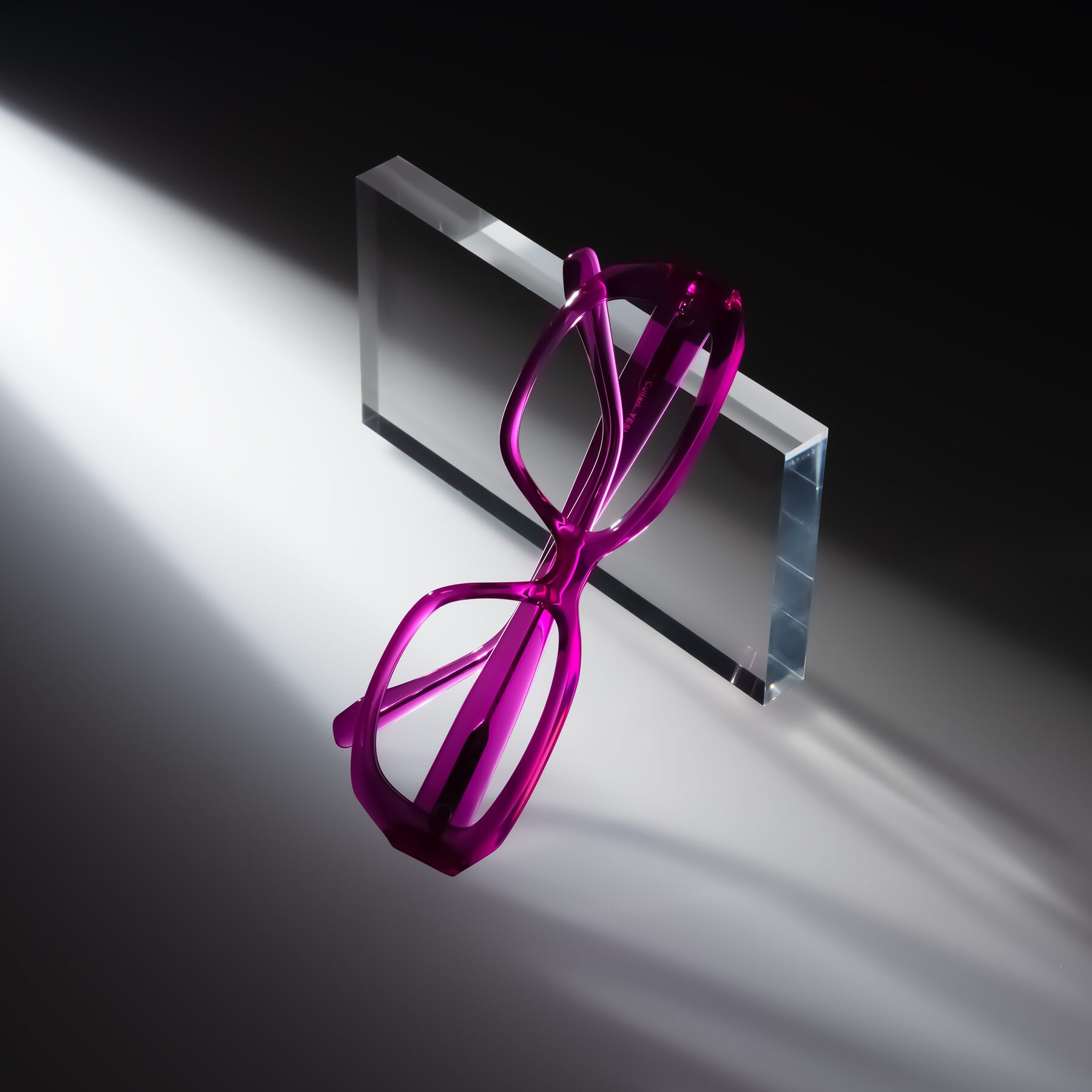 Lifestyle photography #1 of Cullari in Magenta with Clear Blue Light Blocking Lenses