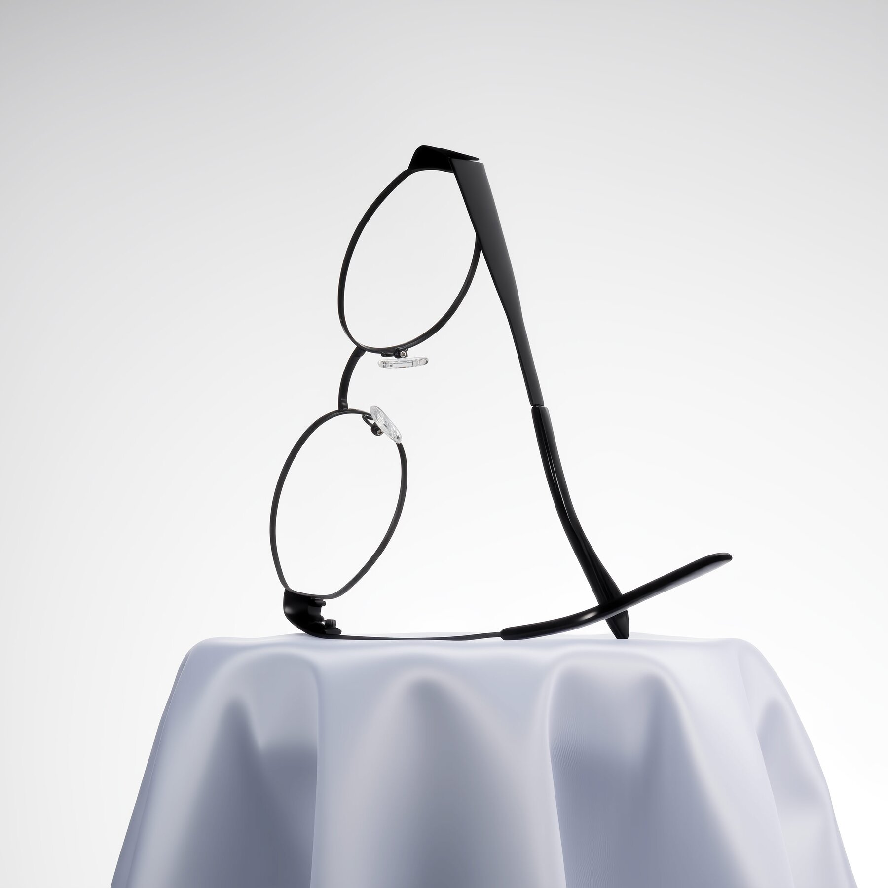 Lifestyle photography #1 of Kadrid in Black with Clear Eyeglass Lenses