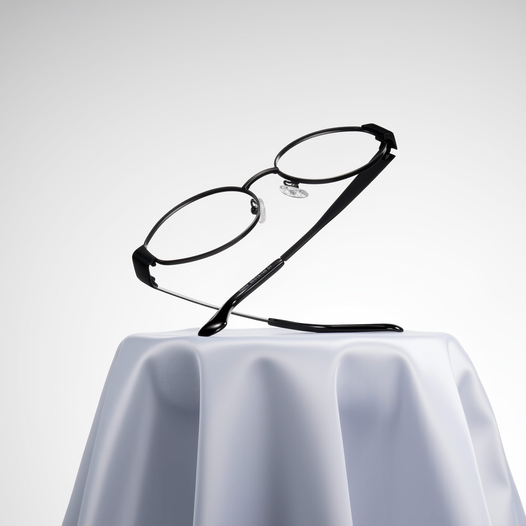 Lifestyle photography #2 of Kadrid in Black with Clear Eyeglass Lenses