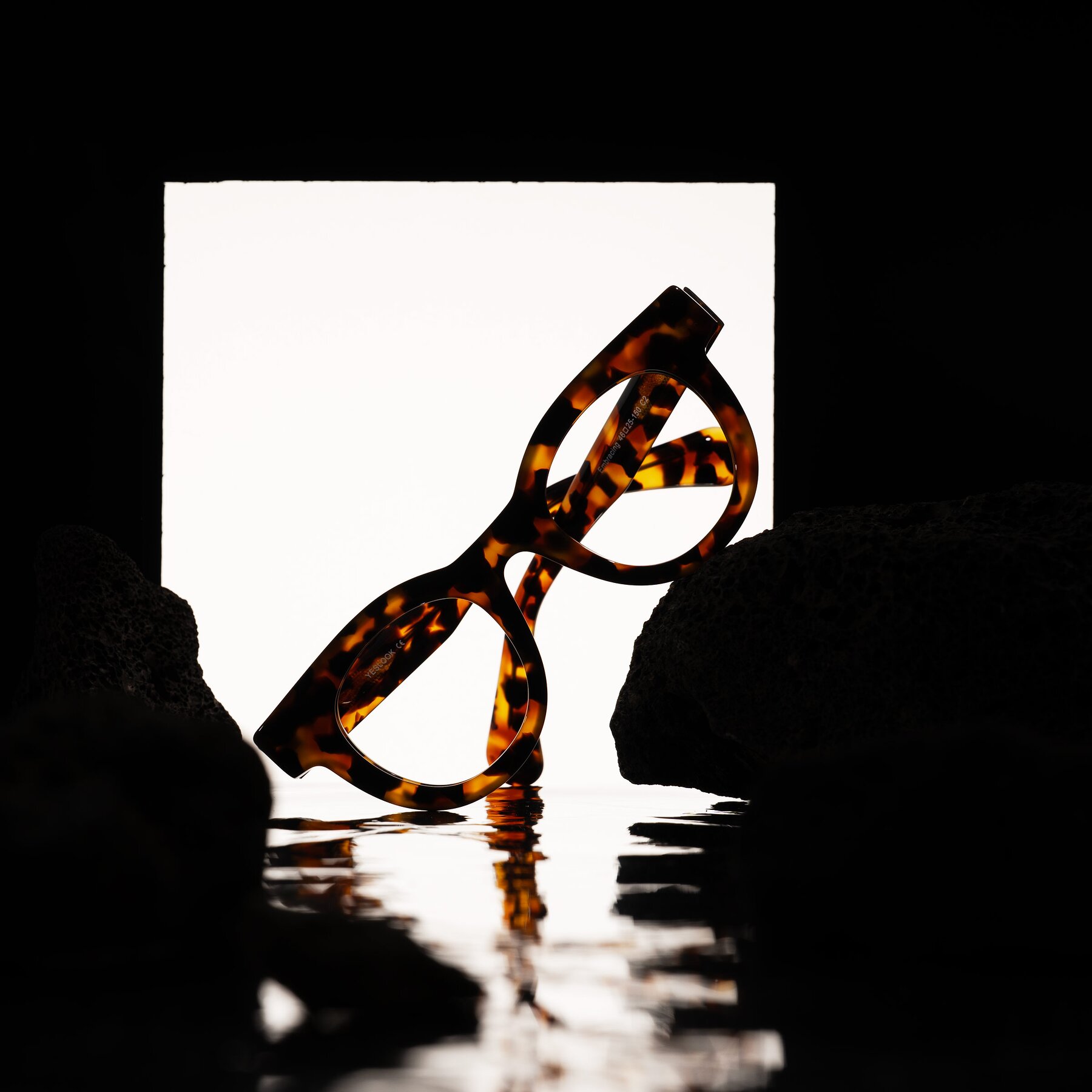 Lifestyle photography #1 of Embracing in Tortoise with Clear Eyeglass Lenses