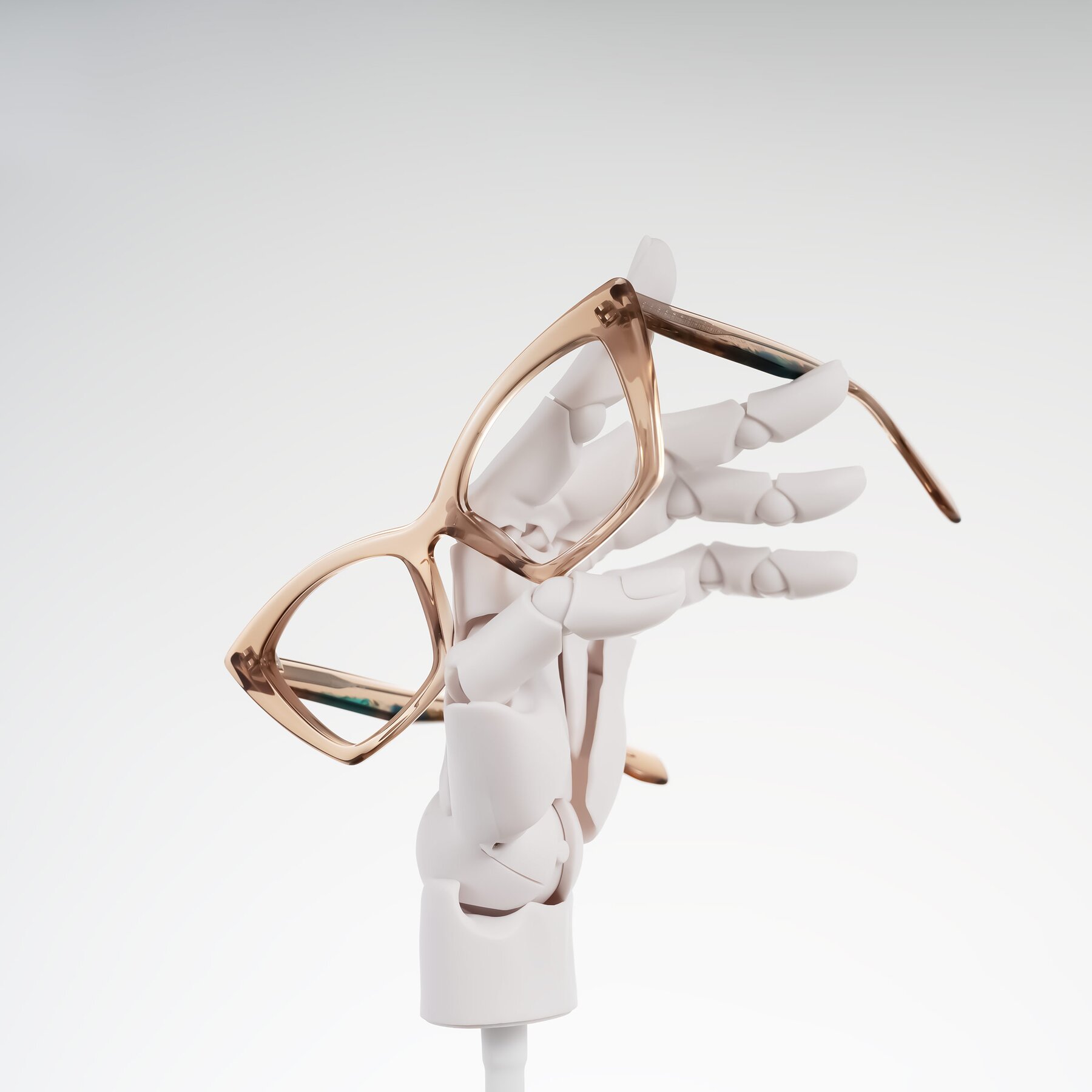 Lifestyle photography #1 of Wayar in Champagne with Clear Eyeglass Lenses