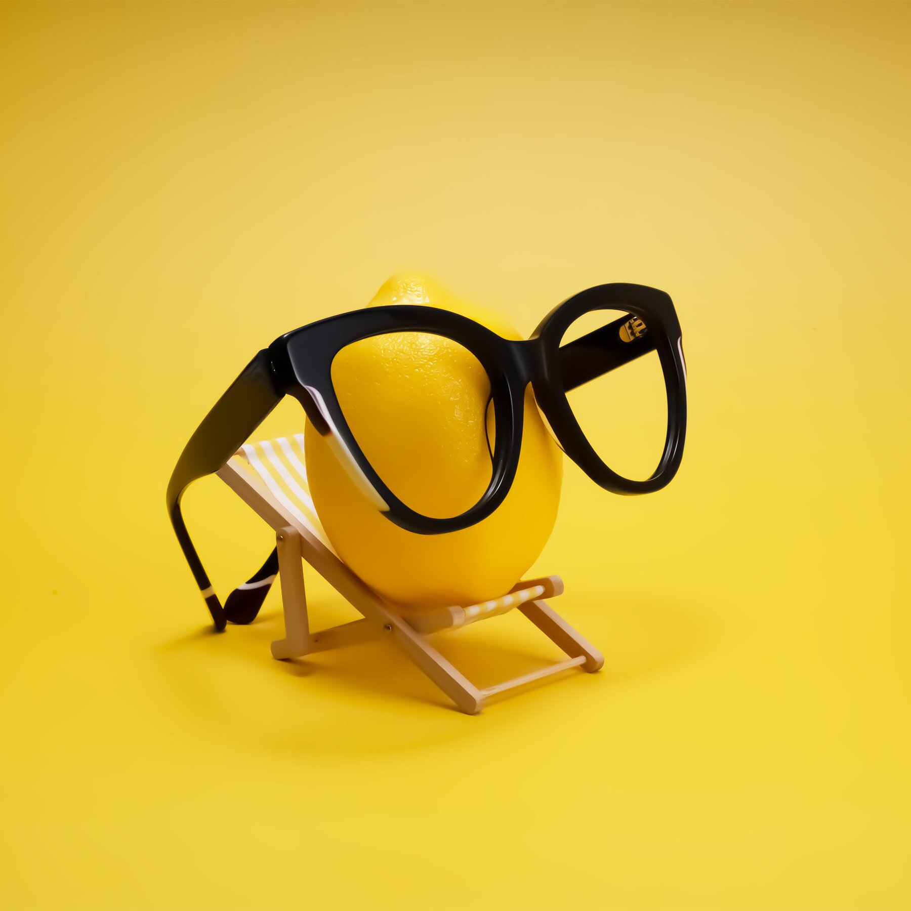 Lifestyle photography #2 of Yalkin in Black with Clear Eyeglass Lenses