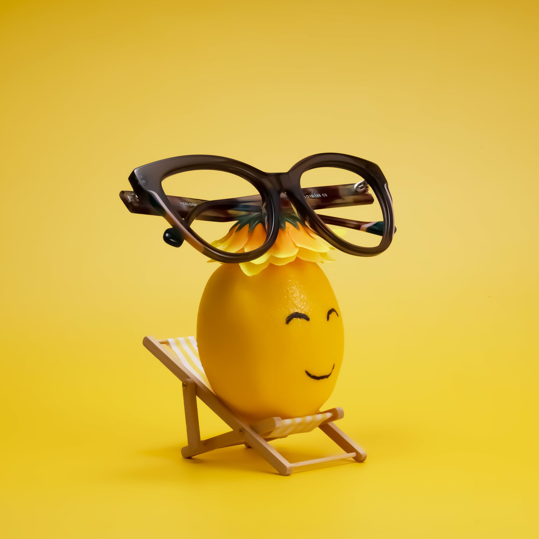 Lifestyle photography #1 of Yalkin in Gray/Tortoise with Clear Eyeglass Lenses